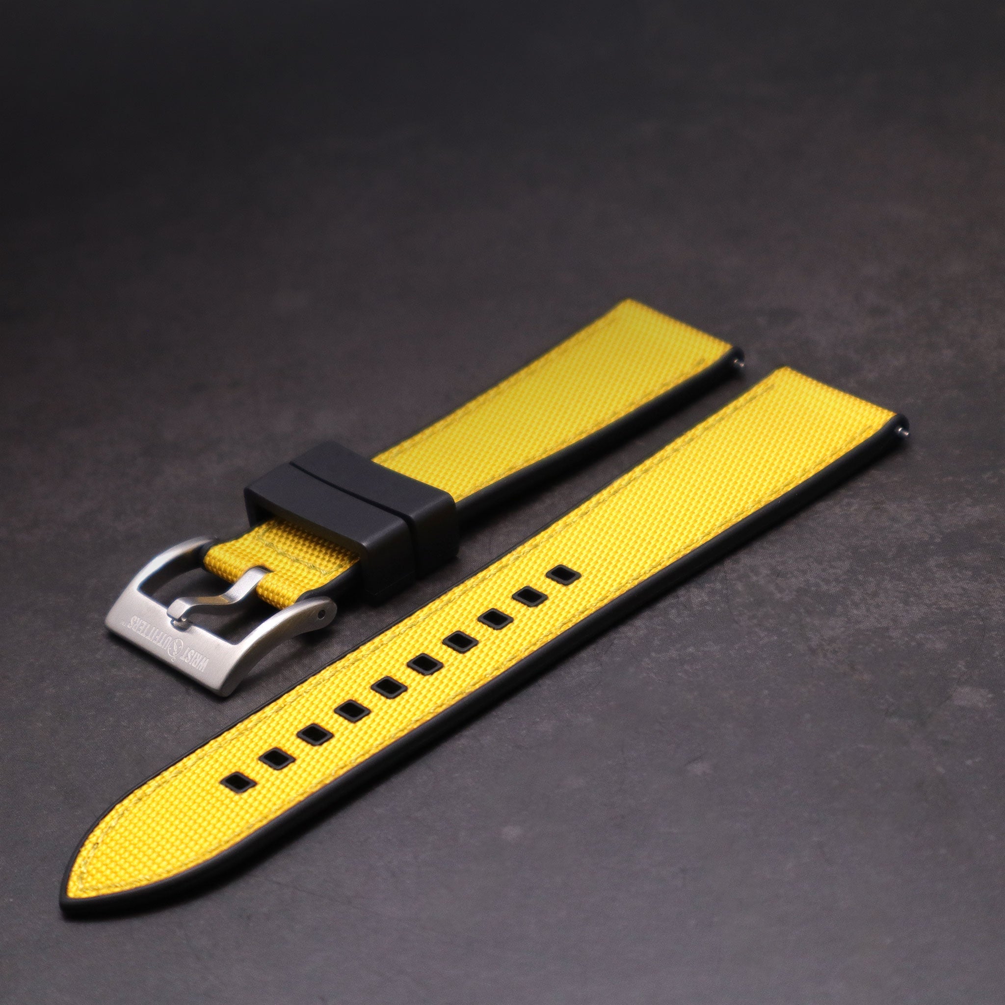 Sailcloth and FKM Hybrid Watch Bands