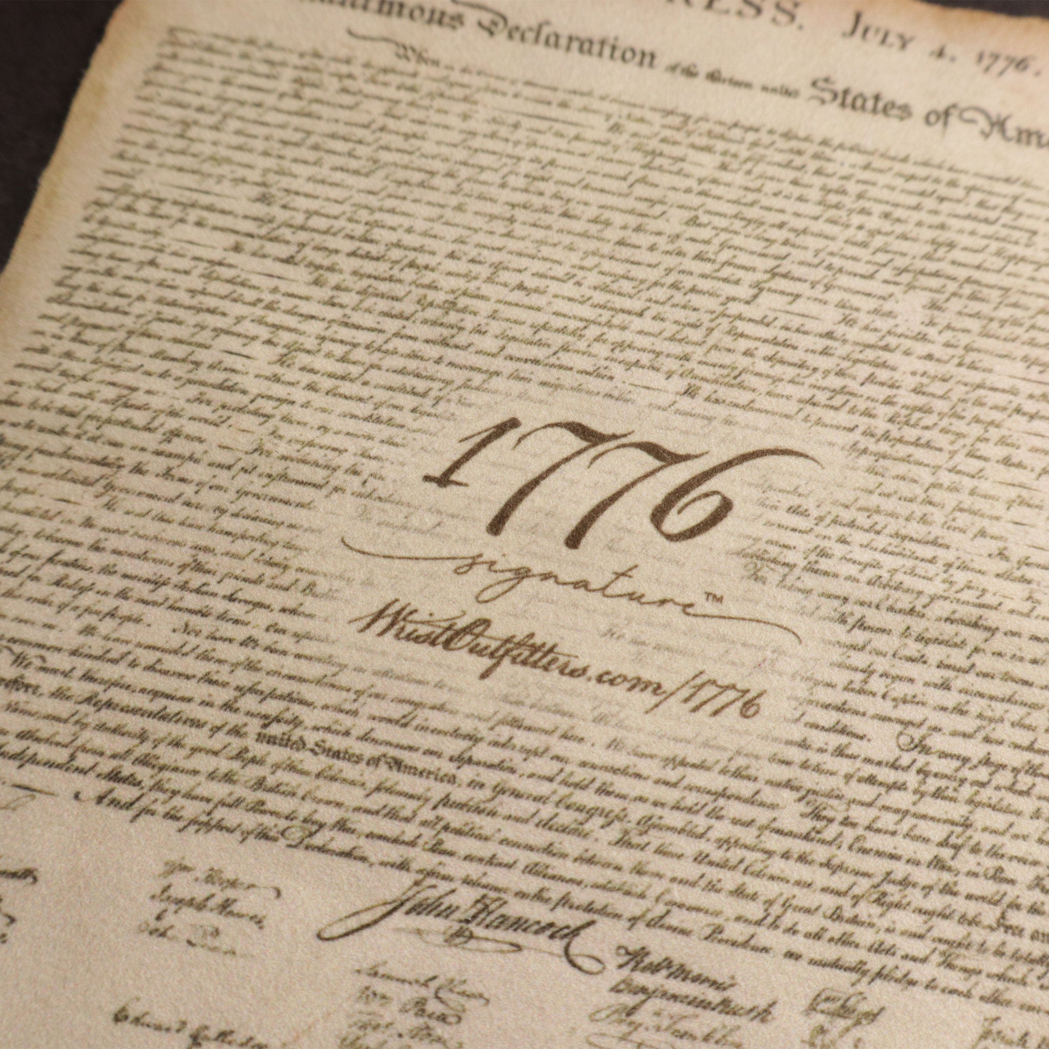 Declaration of Independence Microfiber Polishing Cloth