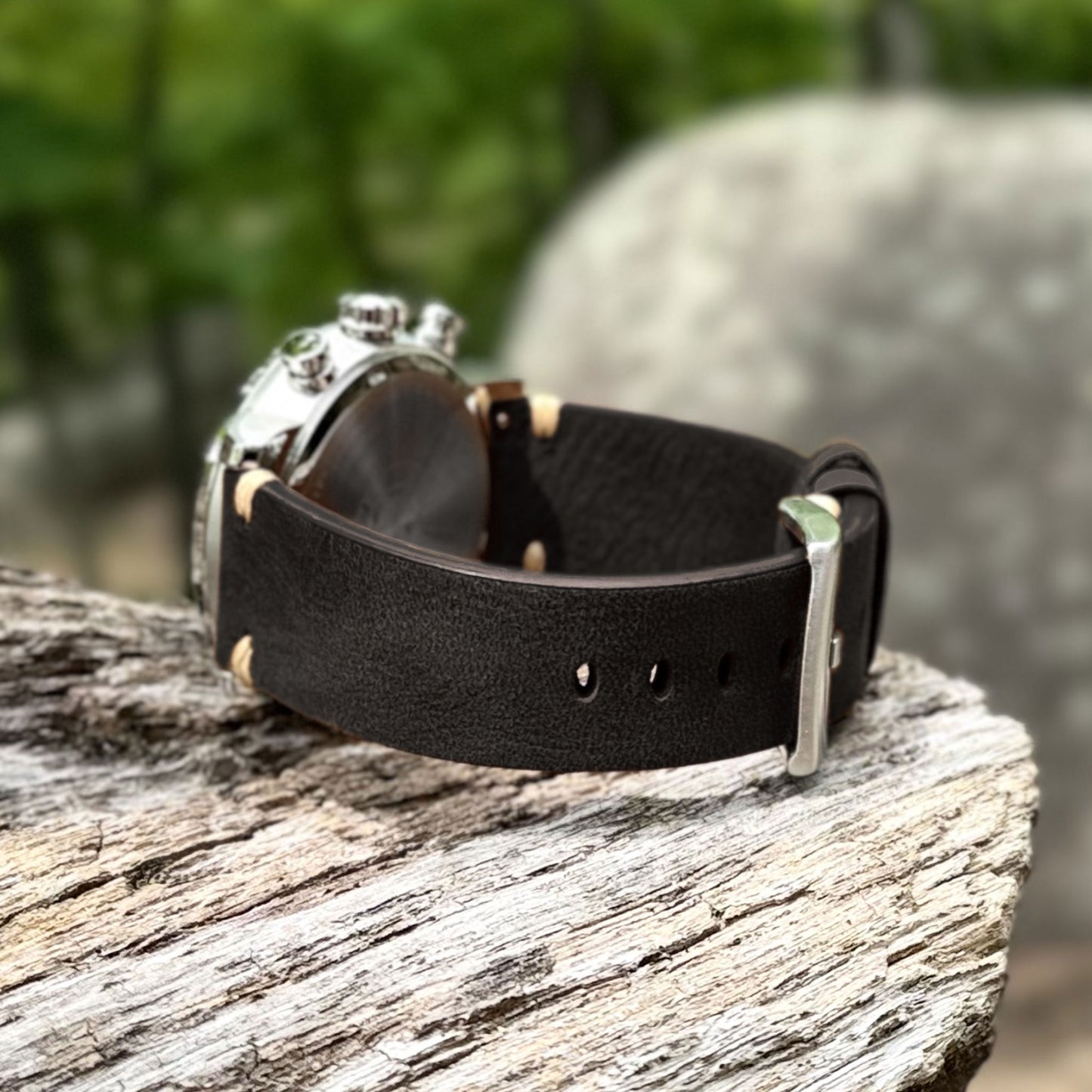 Aviator™ Vintage Leather Pilot Watch Band