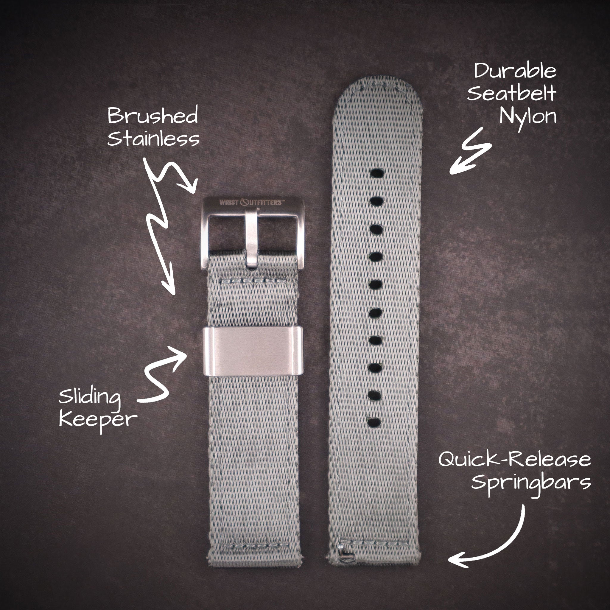 HALO™ Elite Nylon Straps – Two-Piece