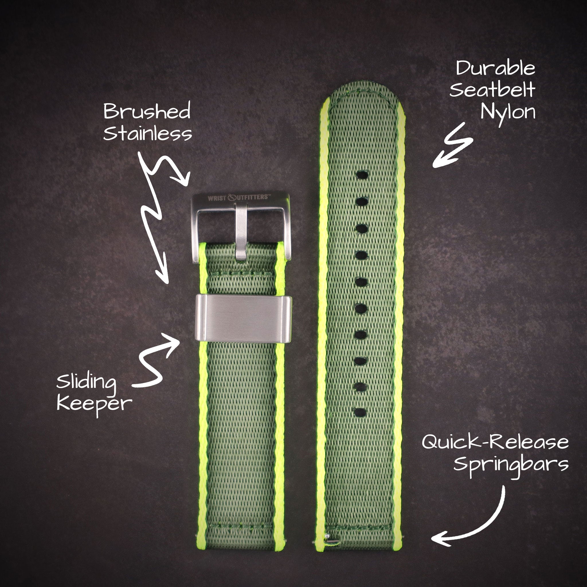 HALO™ Elite Nylon Straps – Two-Piece