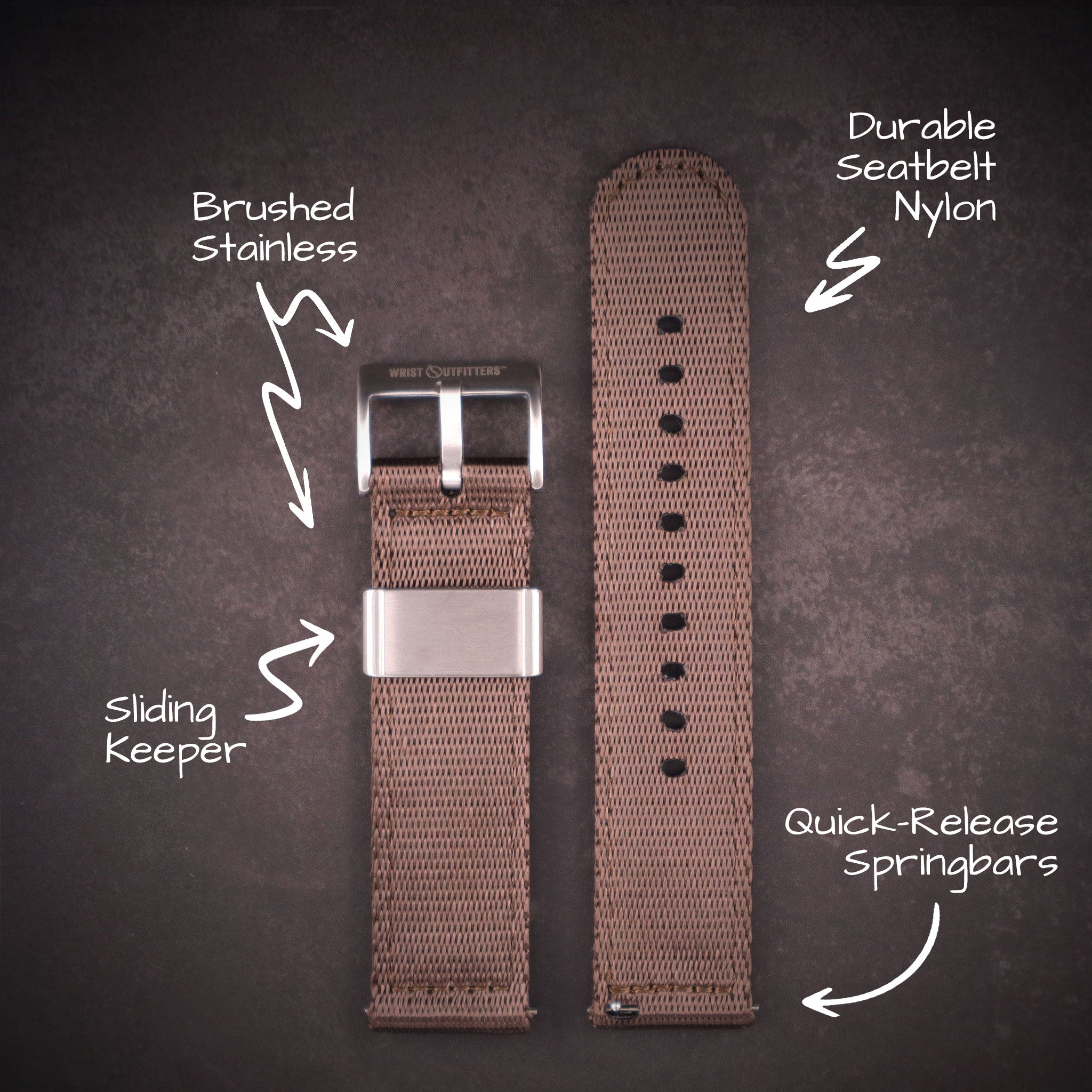 HALO™ Elite Nylon Straps – Two-Piece