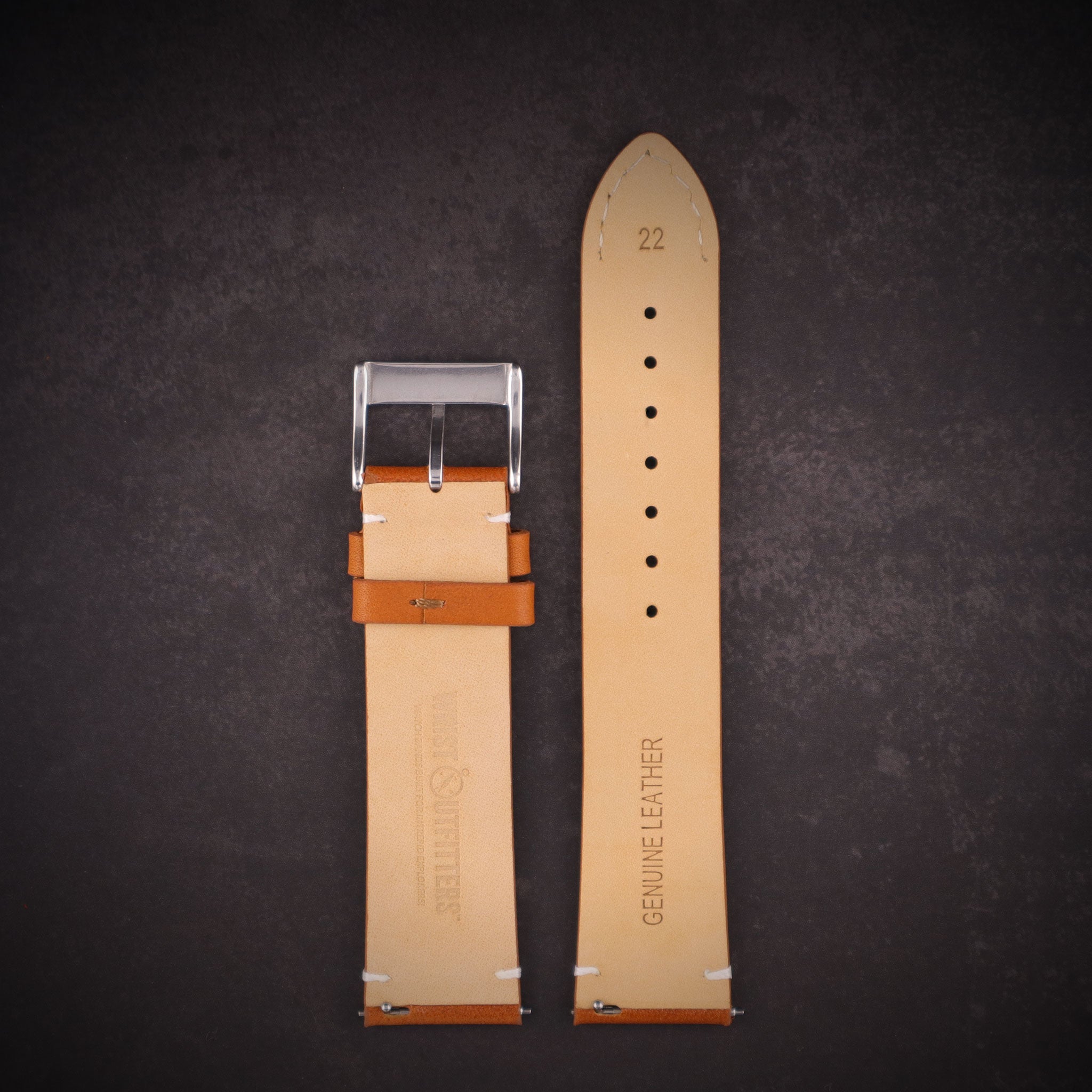 Airfield™ Full-Grain Calfskin Leather Watch Band