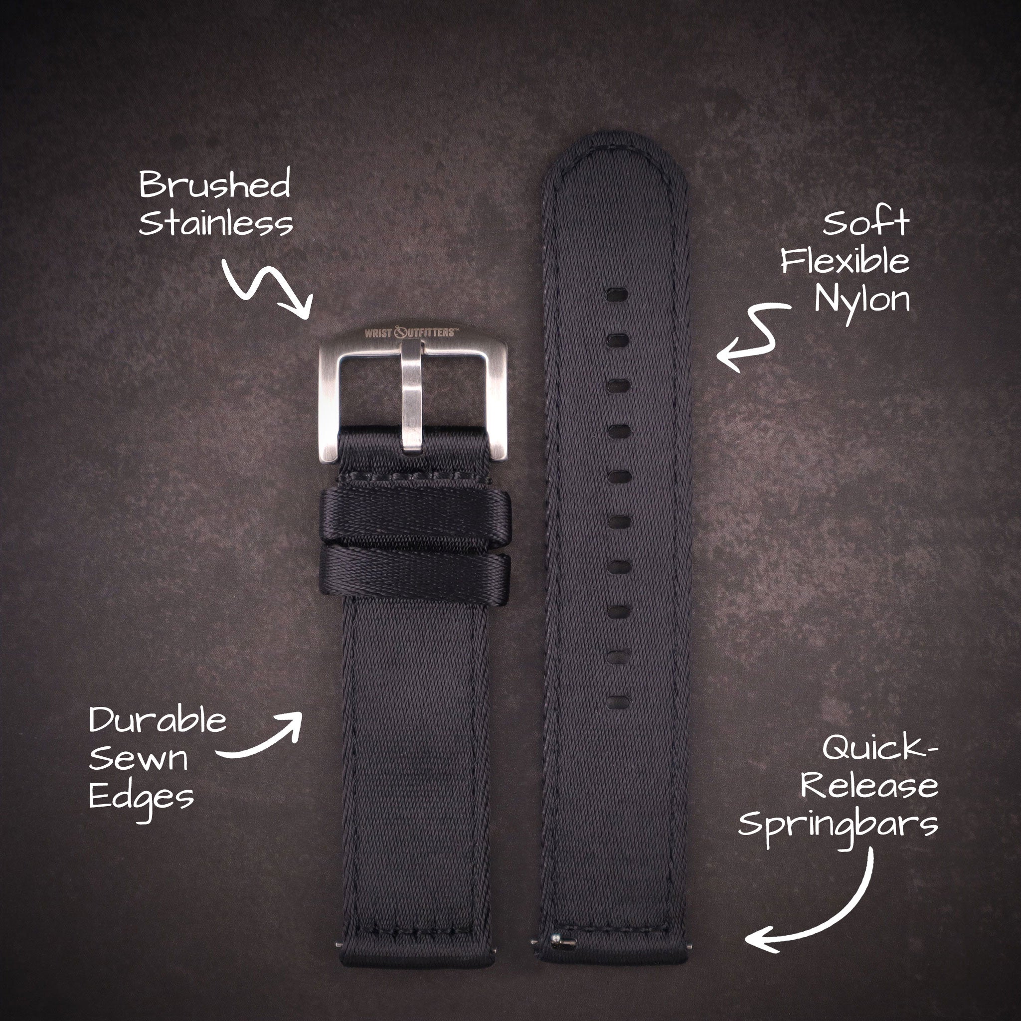 Echelon™ Nylon Straps — Two-Piece