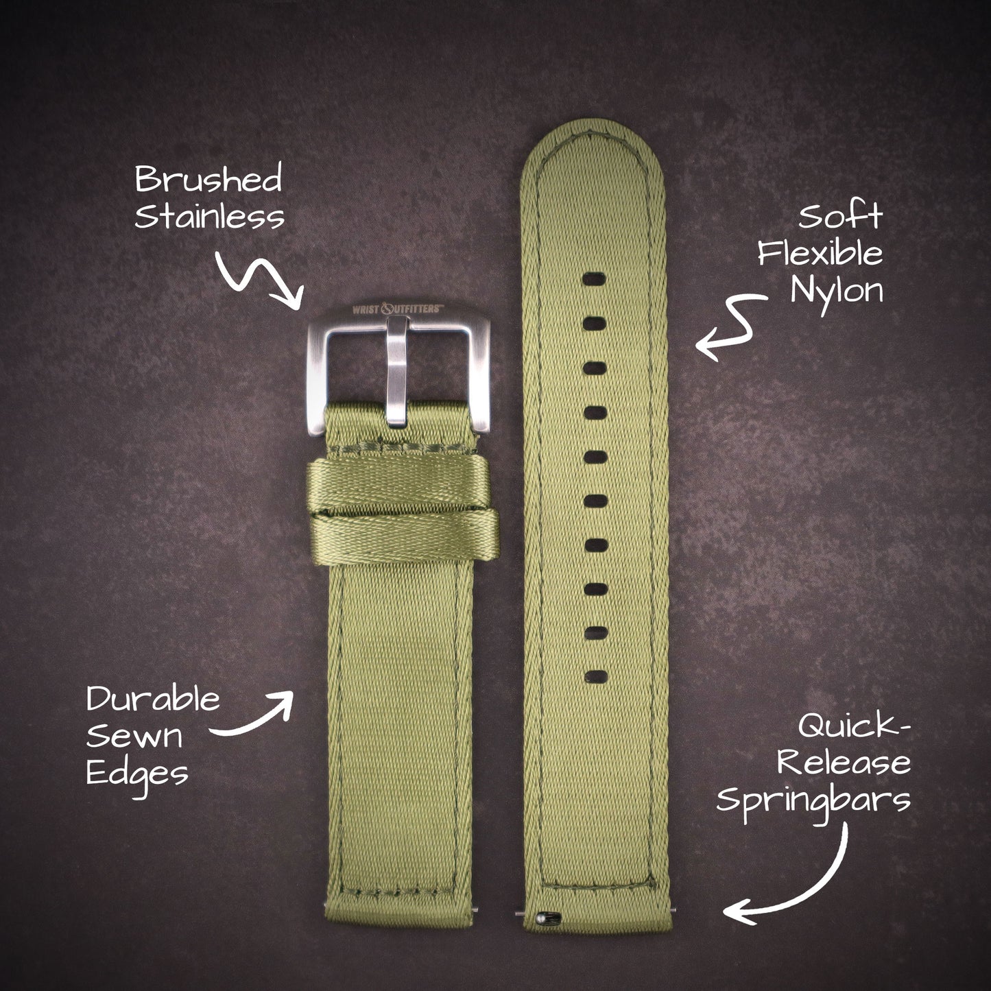 Echelon™ Two-Piece Military Nylon Straps