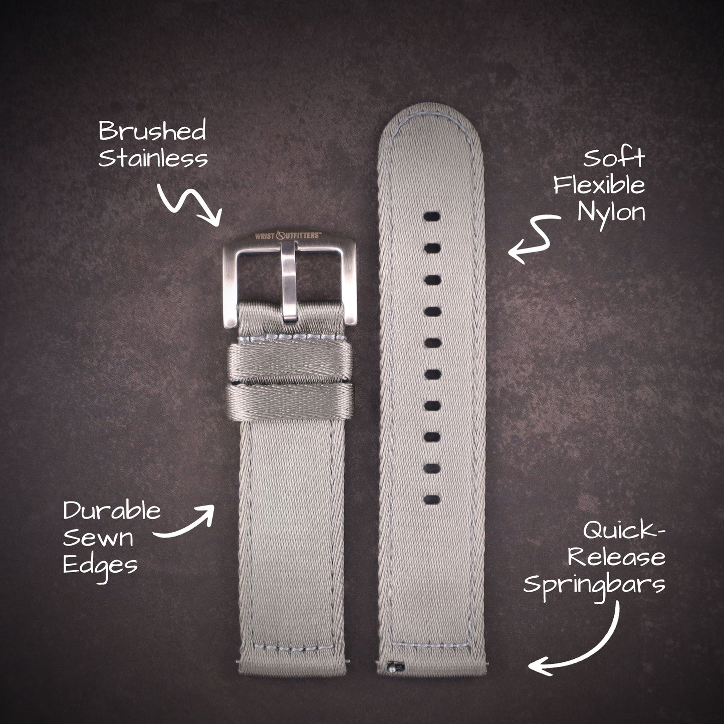 Echelon™ Two-Piece Military Nylon Straps