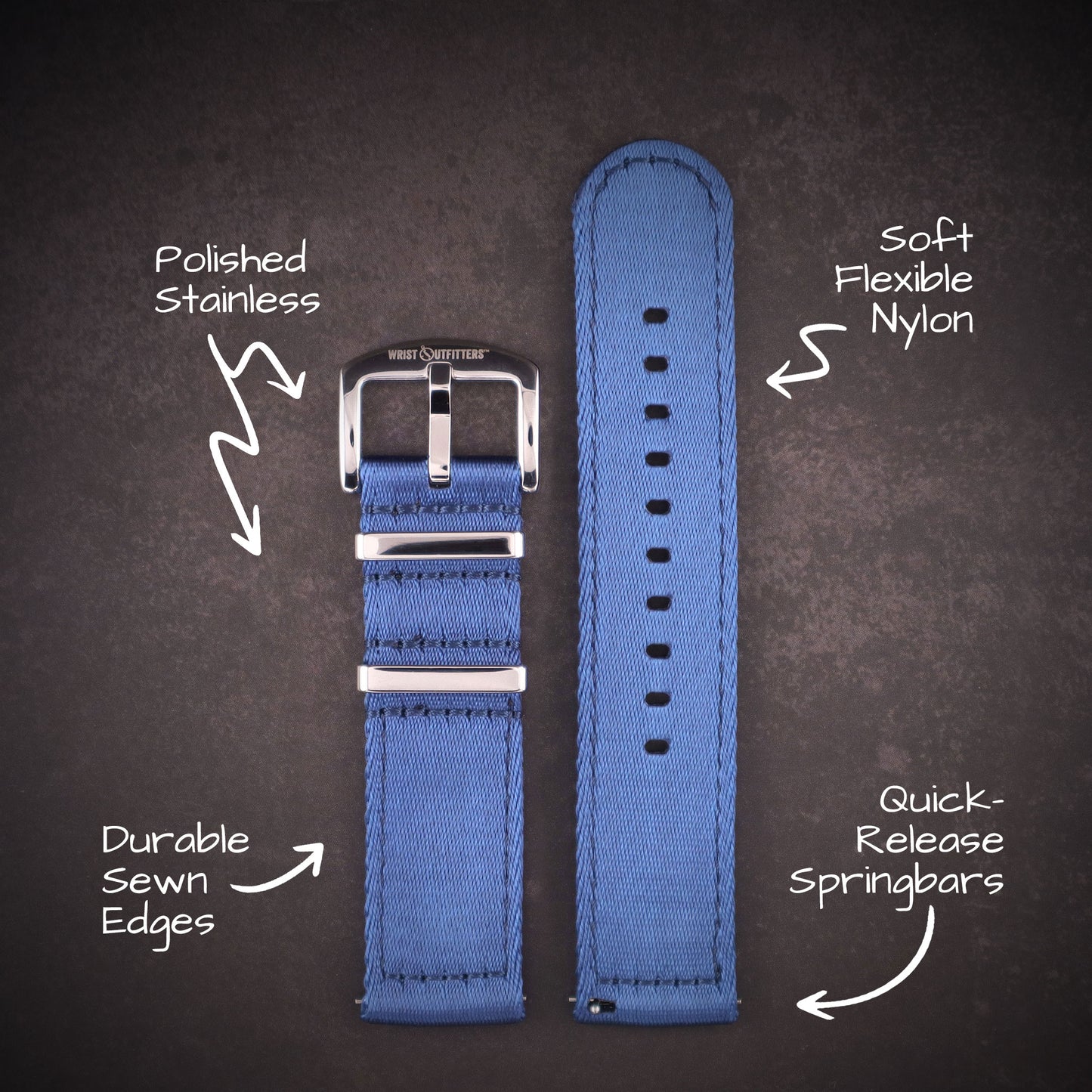 Echelon™ Ultra Two-Piece Military Nylon Straps