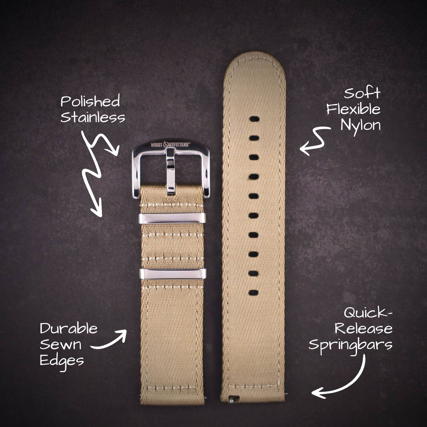 Echelon™ Ultra Two-Piece Military Nylon Straps