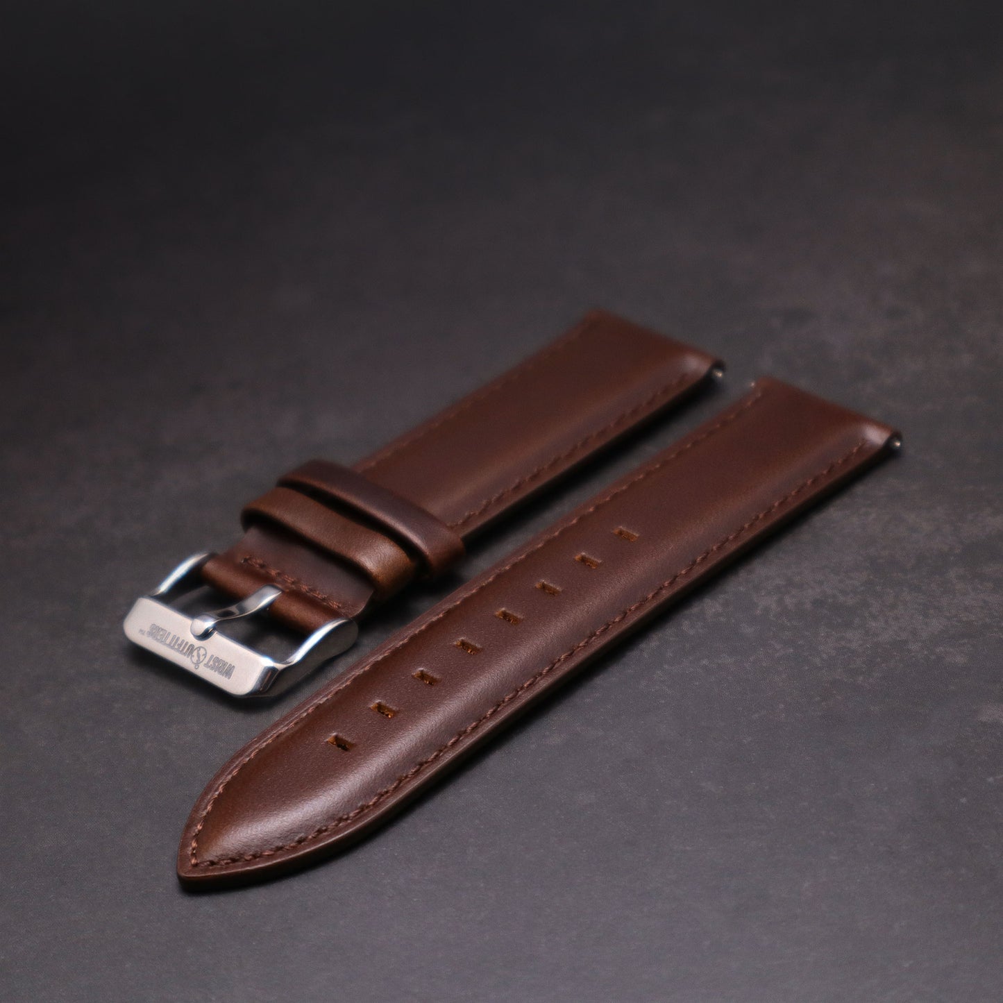 Oxford™ Leather Belt Watch Band