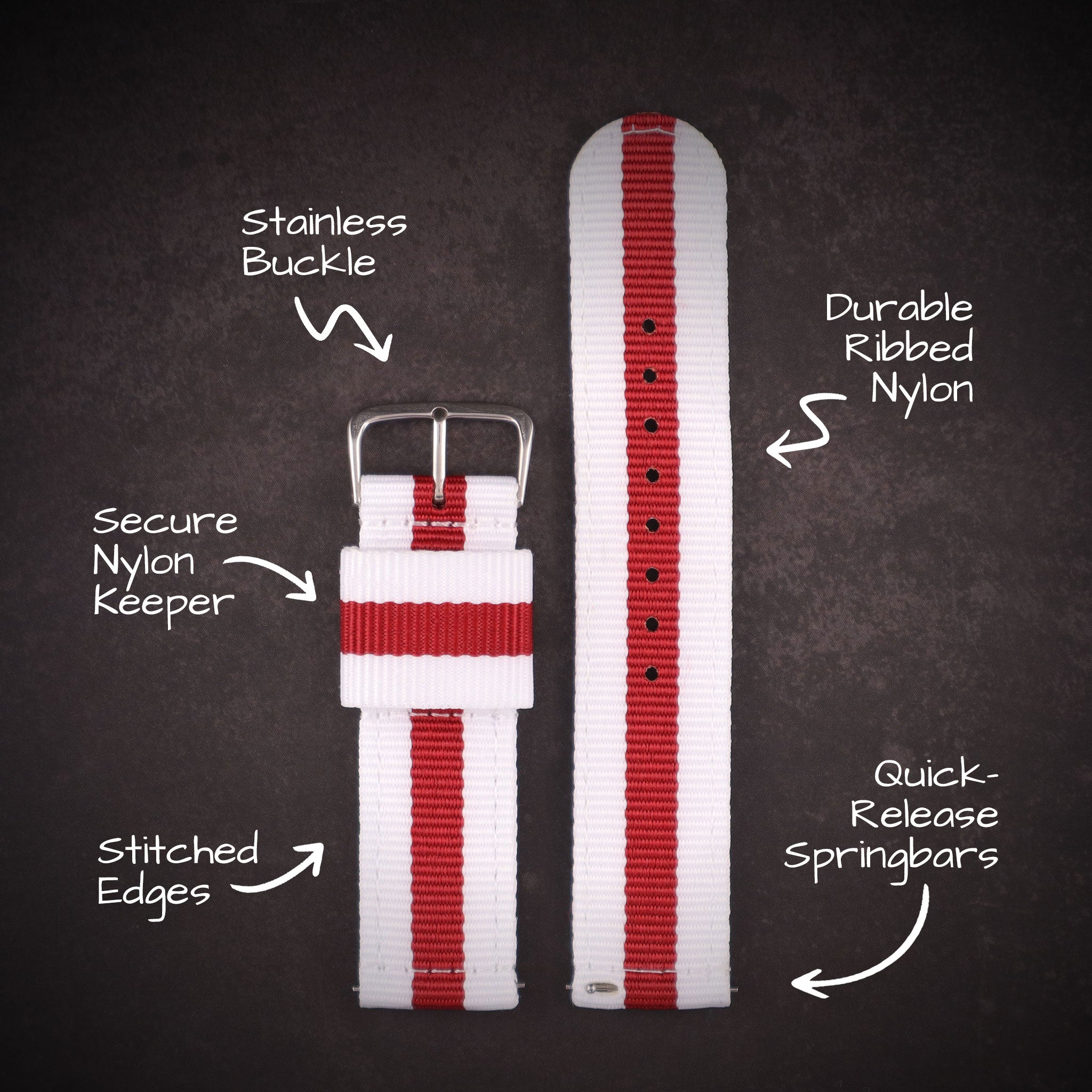 RECON™ Military Two-Piece Nylon Straps