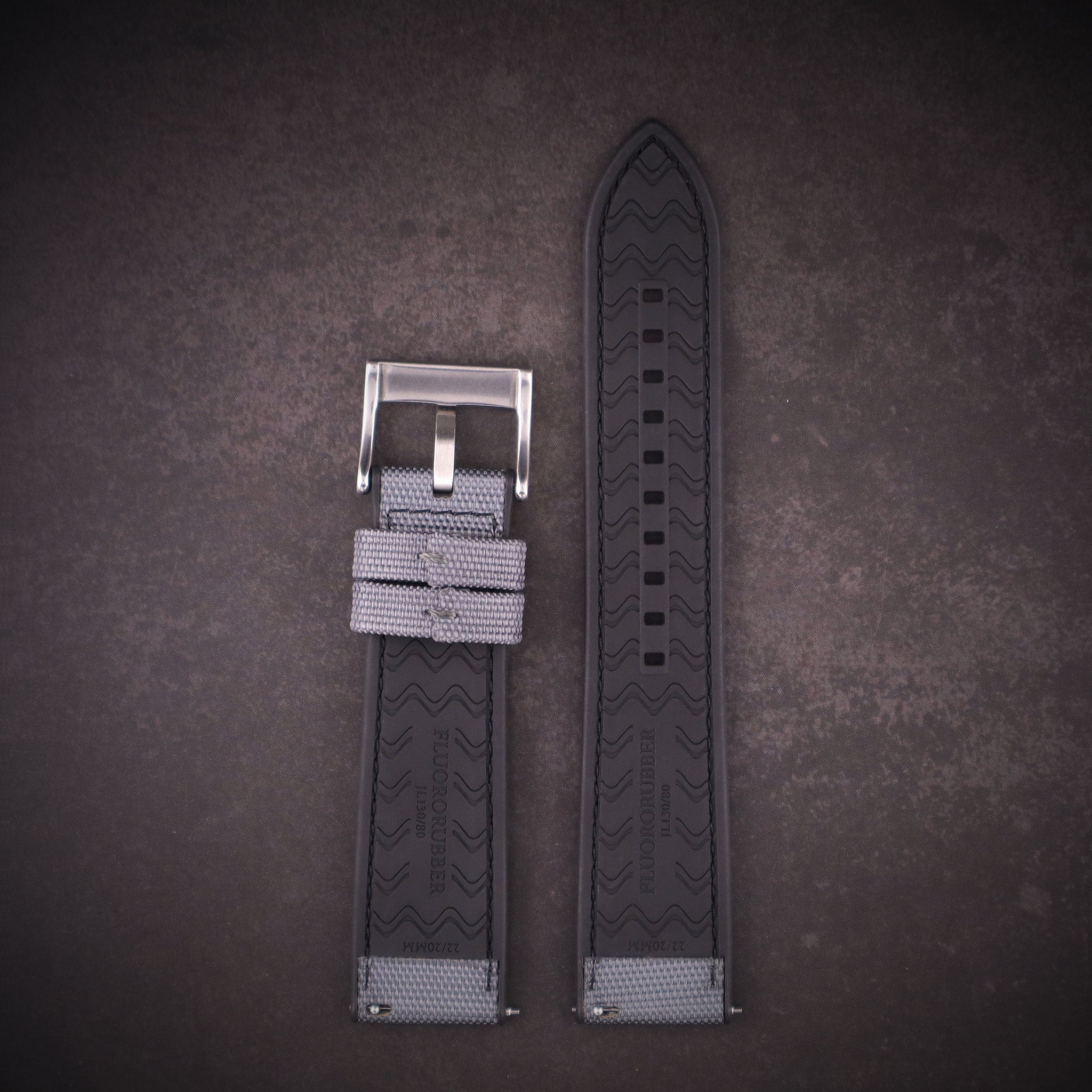 SeaBreeze™ Sailcloth & FKM Rubber Waterproof Watch Band