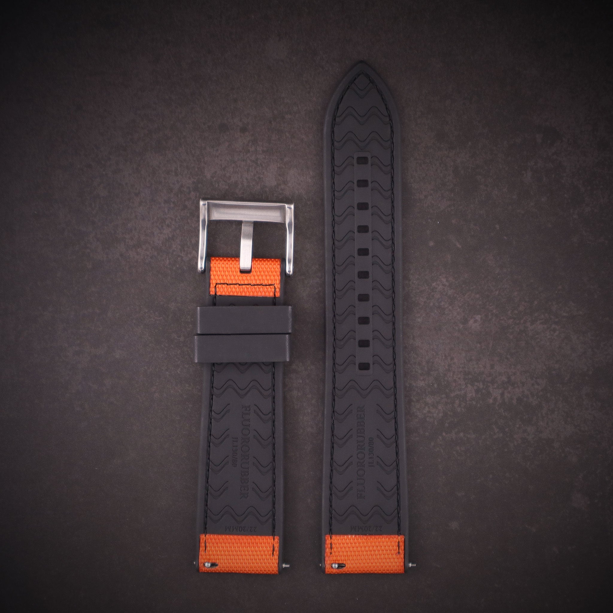 SeaBreeze™ 2.0 Sailcloth & FKM Rubber Waterproof Watch Band