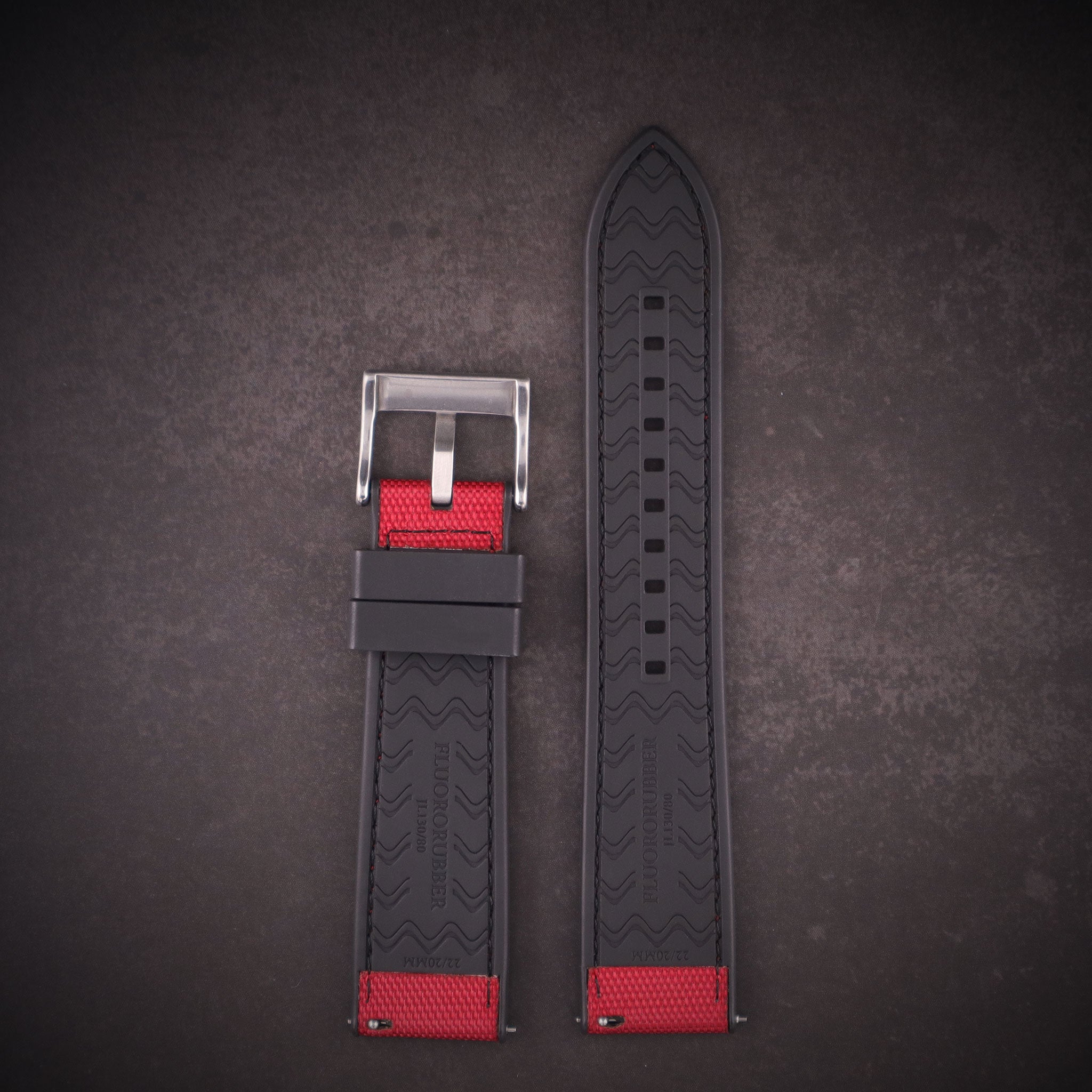 SeaBreeze™ 2.0 Sailcloth & FKM Rubber Waterproof Watch Band