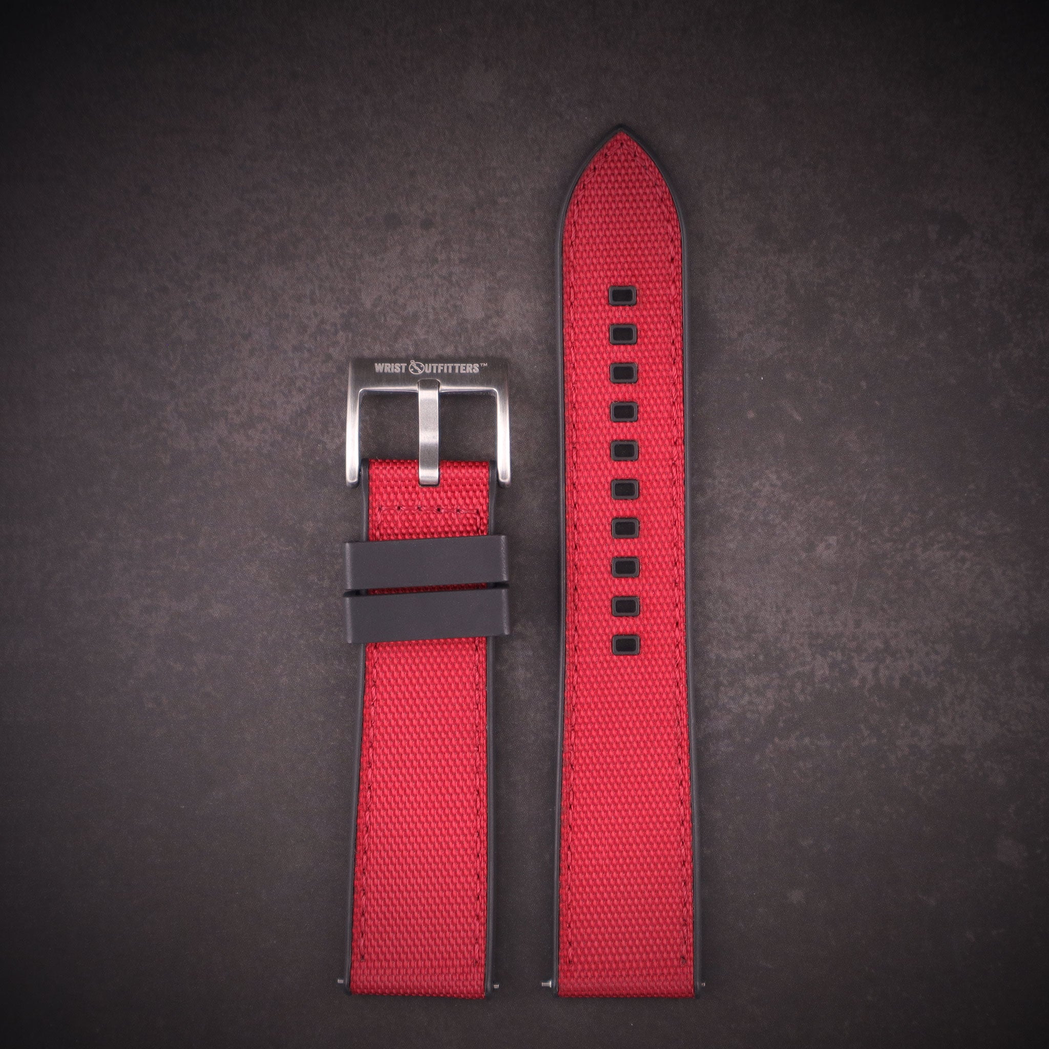 SeaBreeze™ 2.0 Sailcloth & FKM Rubber Waterproof Watch Band