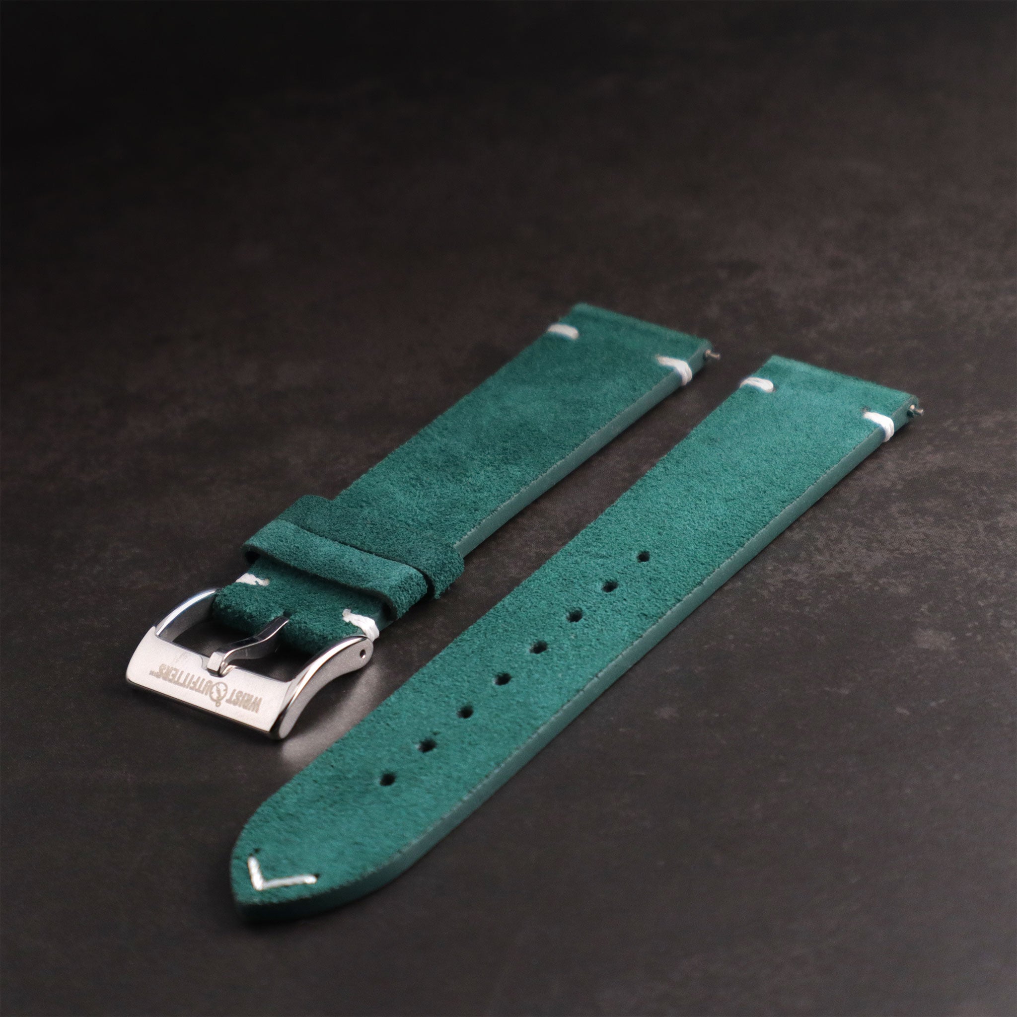 Warthog™ Suede Calfskin Leather Pilot Watch Band