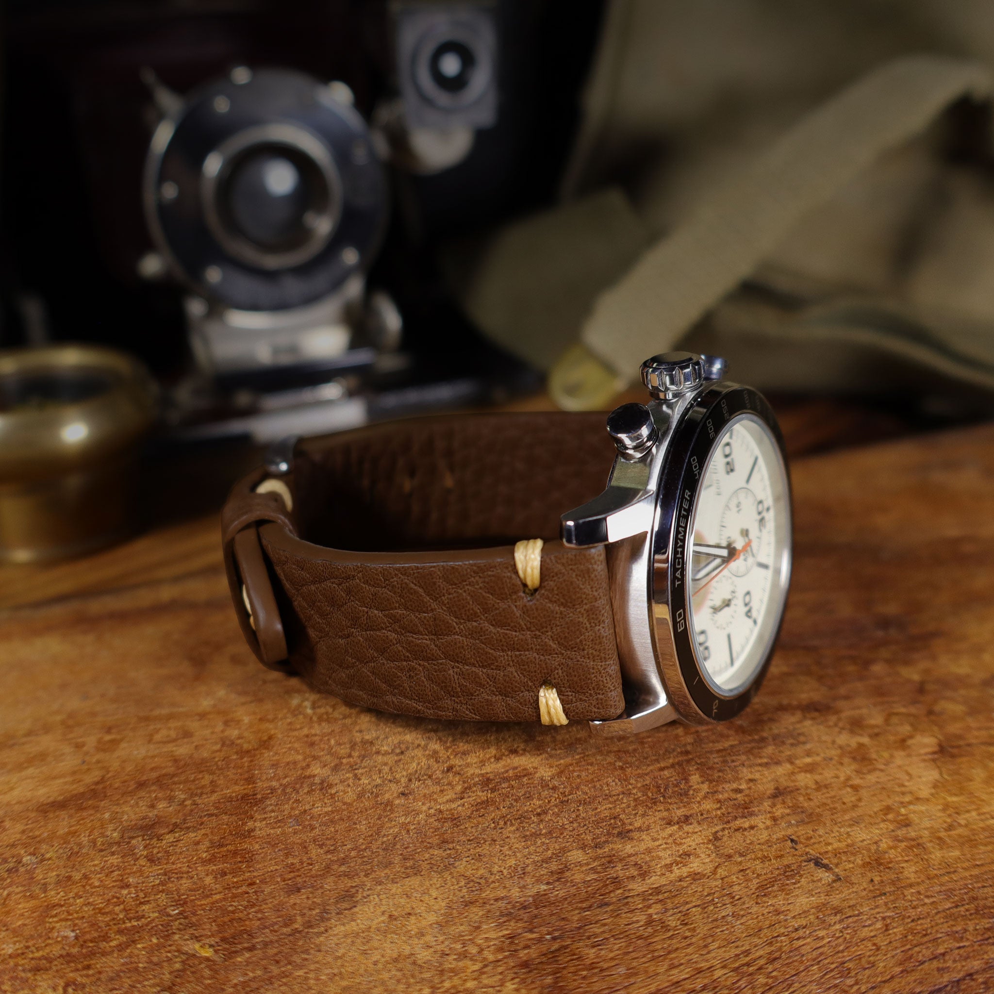 Aviator™ Vintage Leather Pilot Watch Band