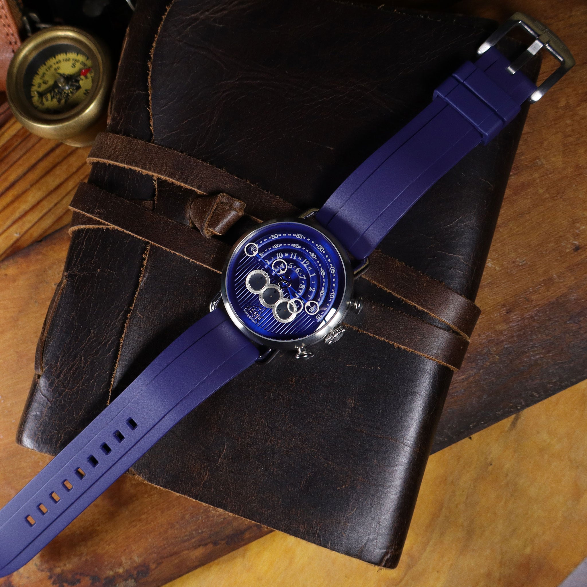 Deep Ridge Diver™ Silicone Waterproof Watch Band