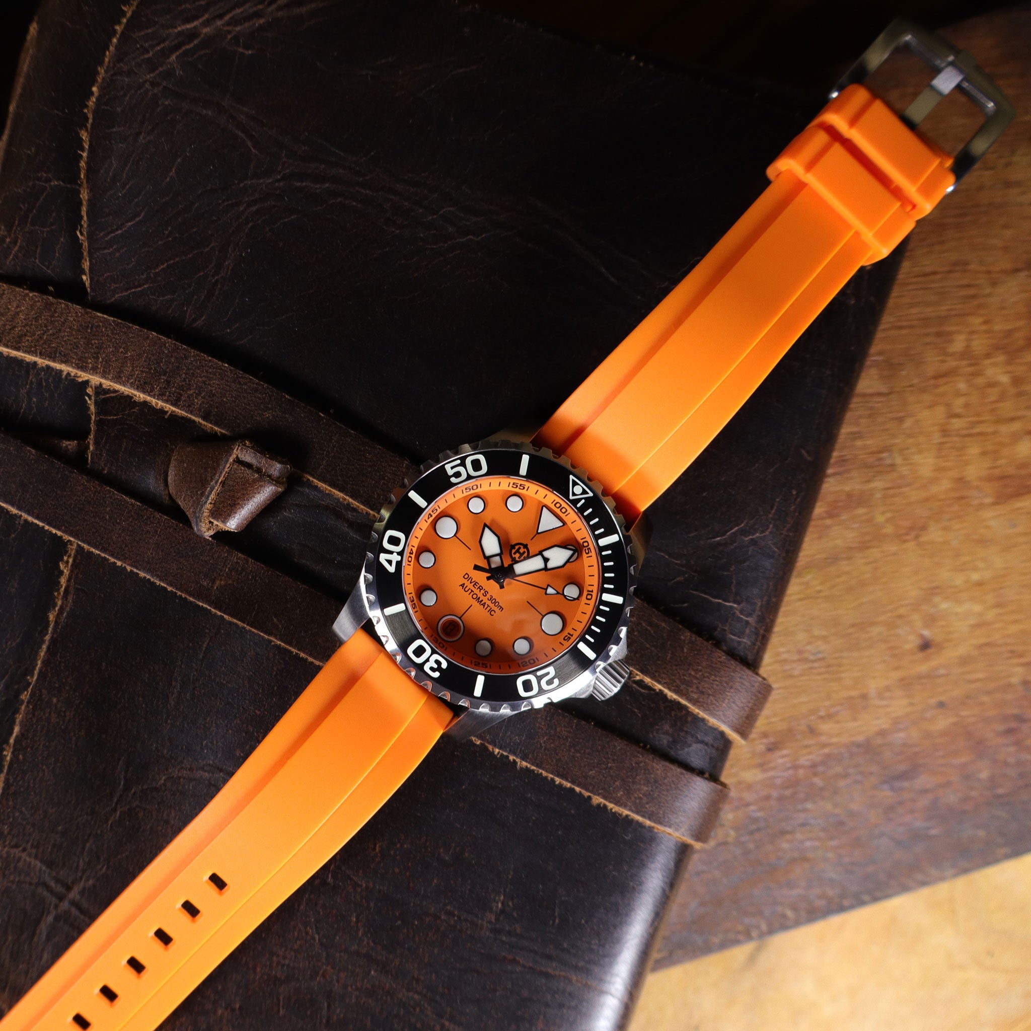 Deep Ridge Diver™ Silicone Waterproof Watch Band
