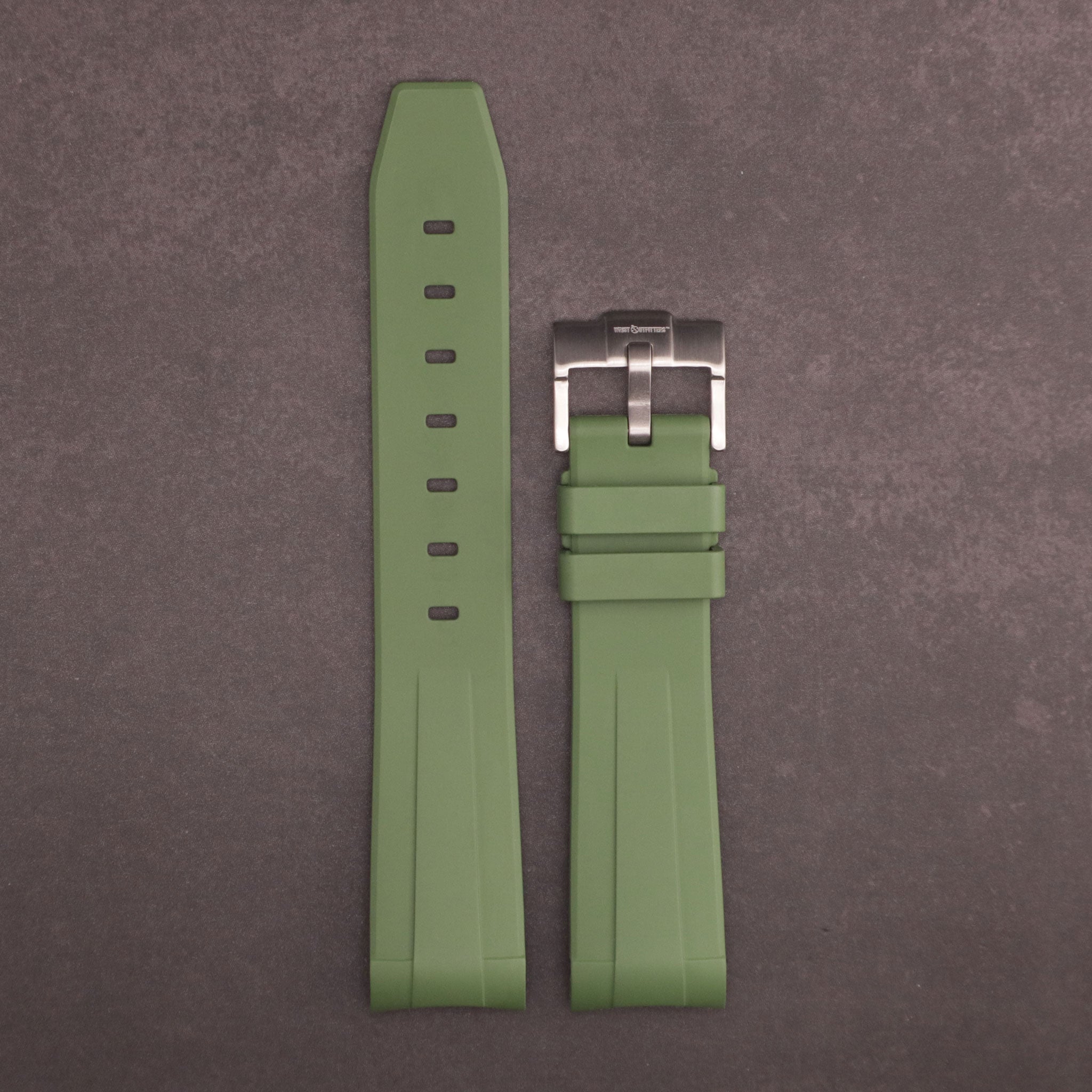 MoonGlow™ FKM Rubber Curved Watch Strap