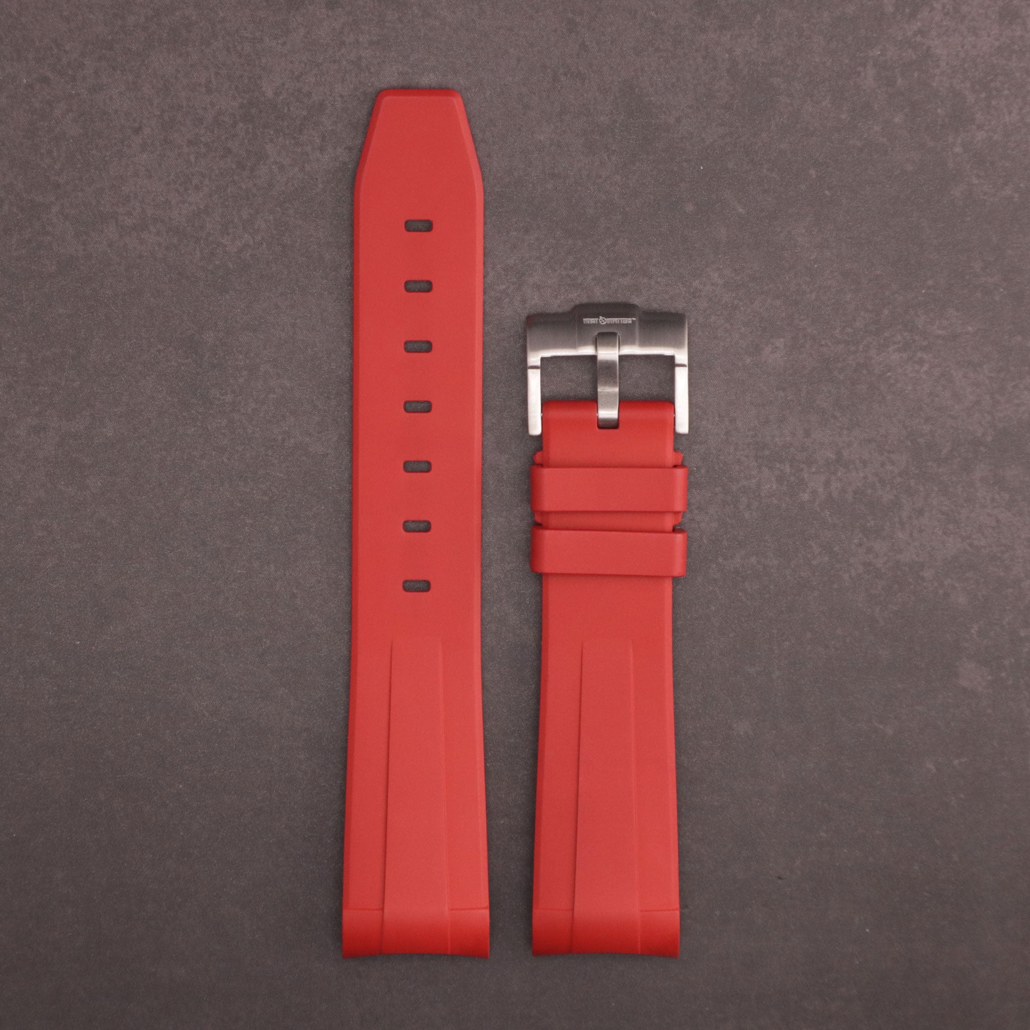 MoonGlow™ FKM Rubber Curved Watch Strap