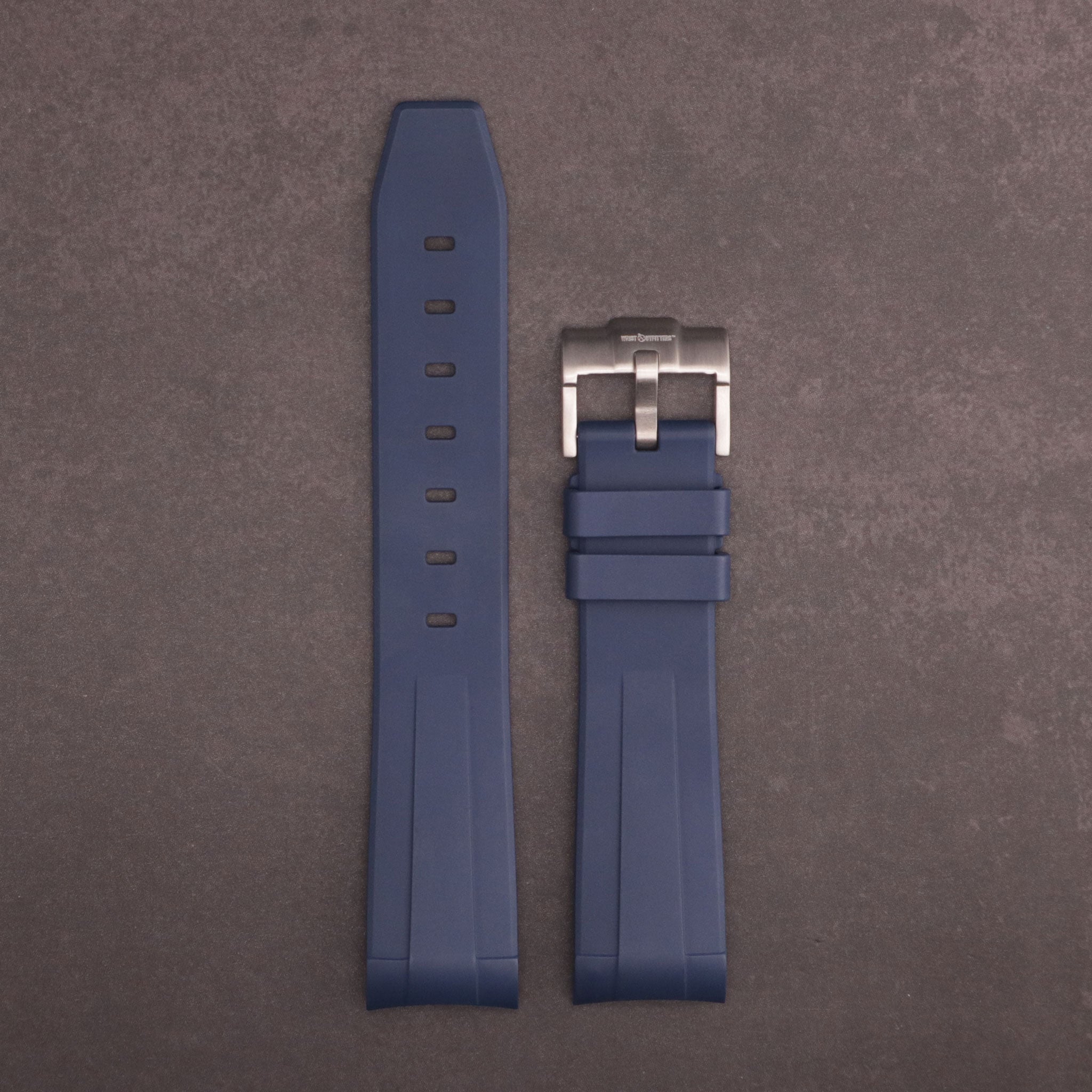 MoonGlow™ FKM Rubber Curved Watch Strap