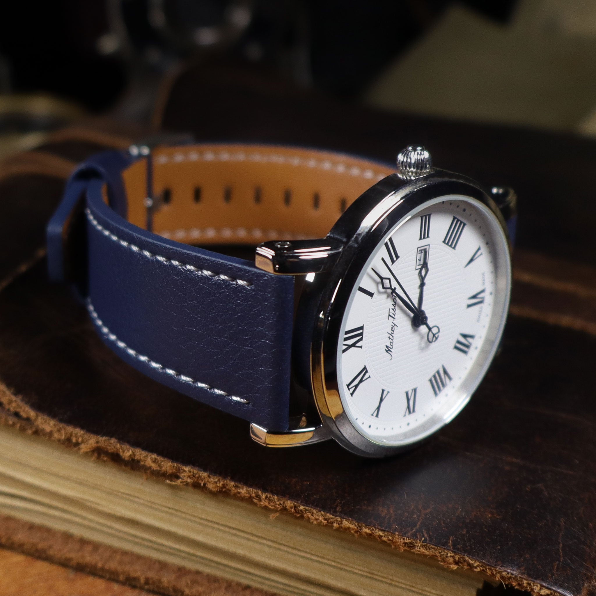 Wexley™ Epsom Calfskin Leather Watch Band