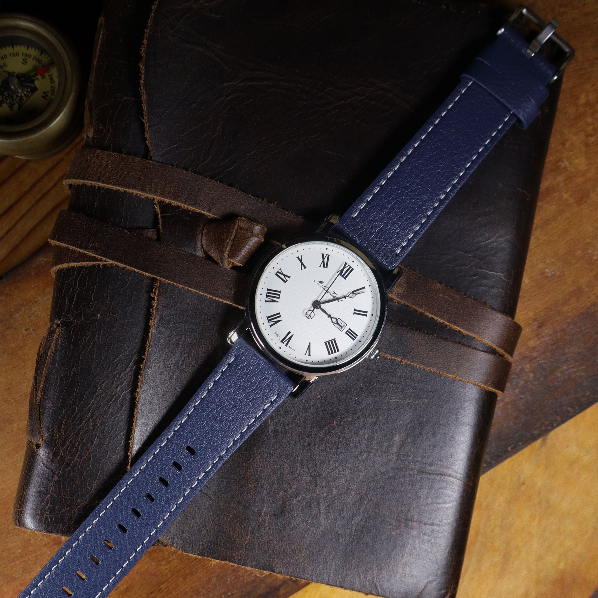 Wexley™ Epsom Calfskin Leather Watch Band
