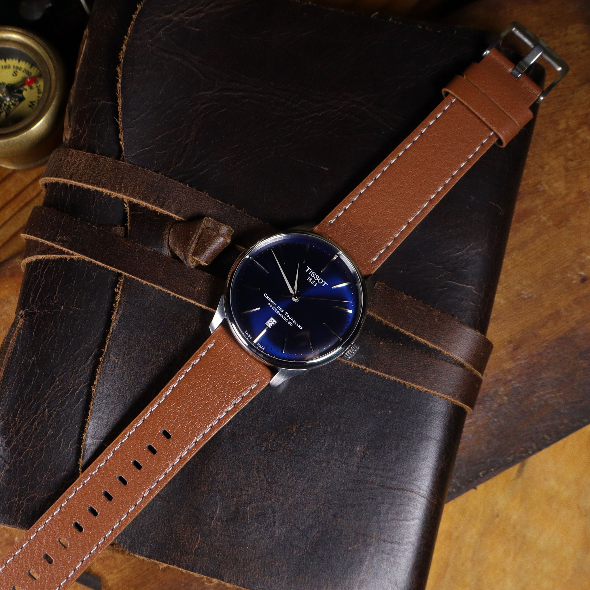 Wexley™ Epsom Calfskin Leather Watch Band