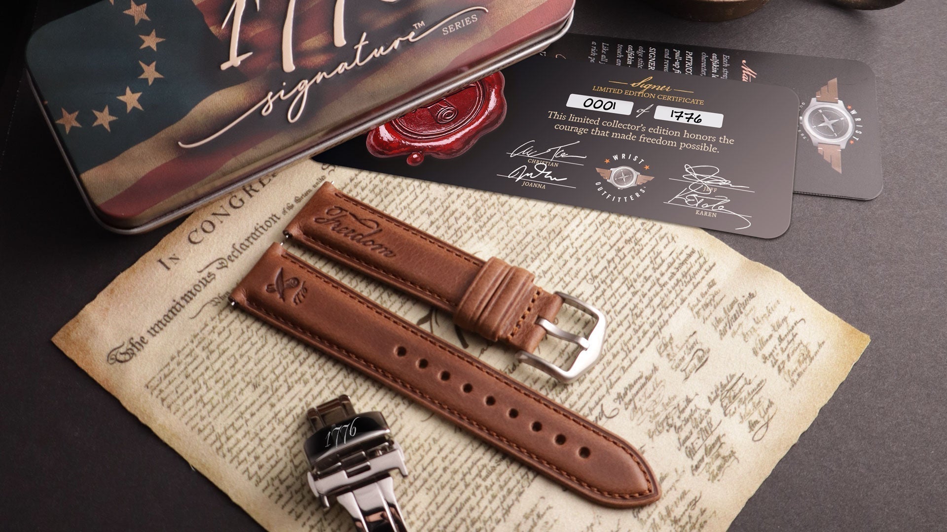 Announcing the 1776 Signature™ Series 250th Anniversary Watch Straps