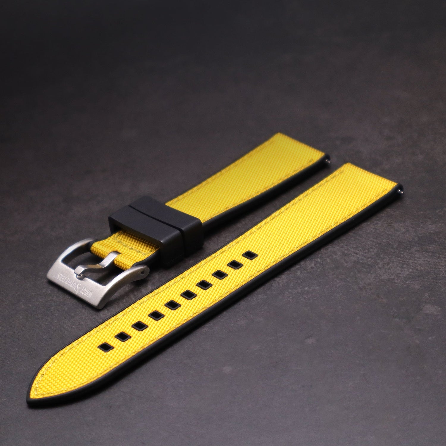 Sailcloth and FKM Hybrid Watch Bands