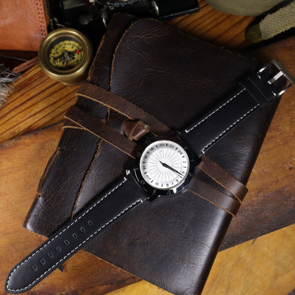 B-52™ Vintage Top-Layer Leather Watch Band