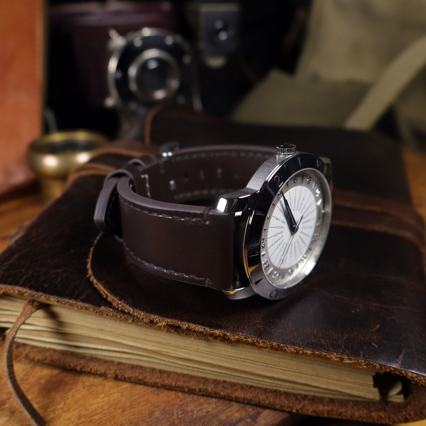 B-52™ Vintage Top-Layer Leather Watch Band