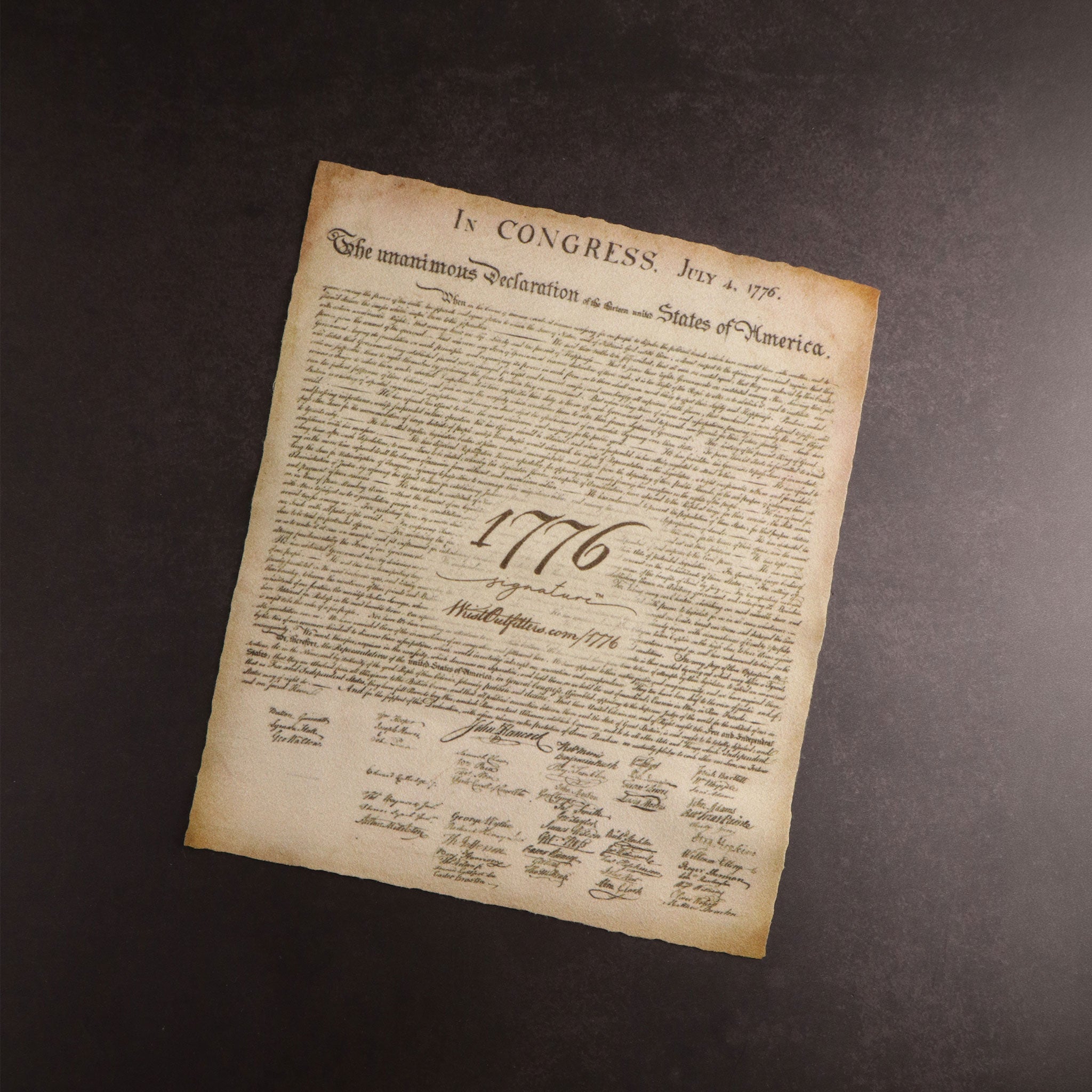 Declaration of Independence Microfiber Polishing Cloth