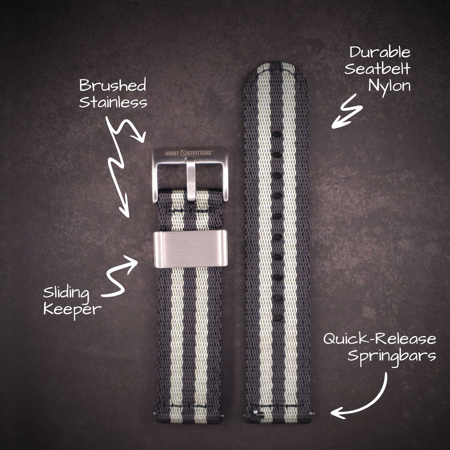 HALO™ Elite Two-Piece Nylon Straps
