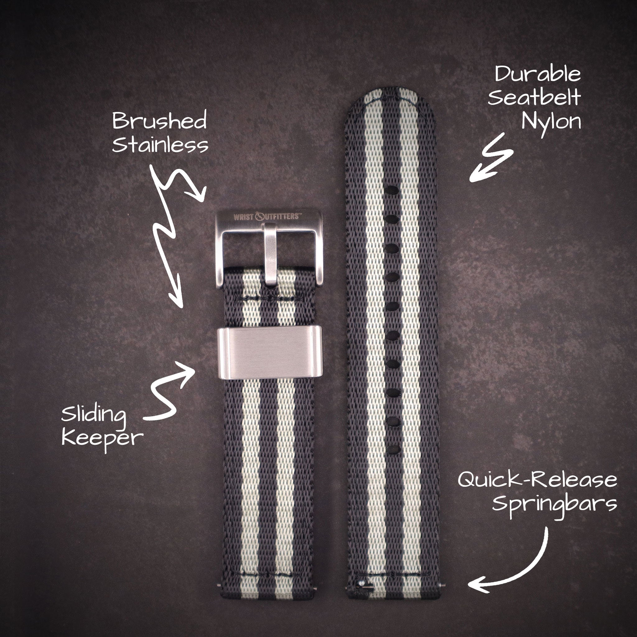 HALO™ Elite Nylon Straps – Two-Piece