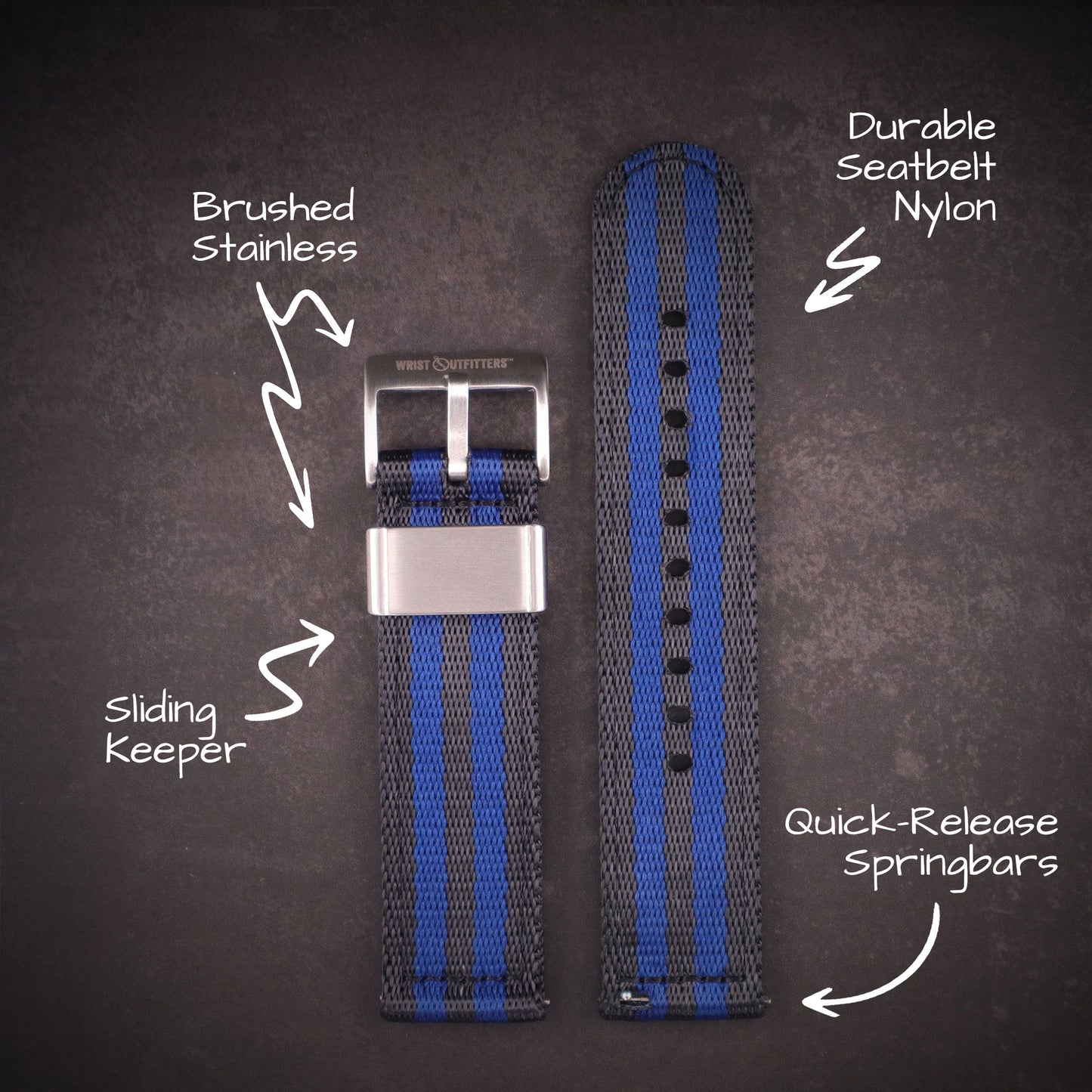 HALO™ Elite Two-Piece Nylon Straps