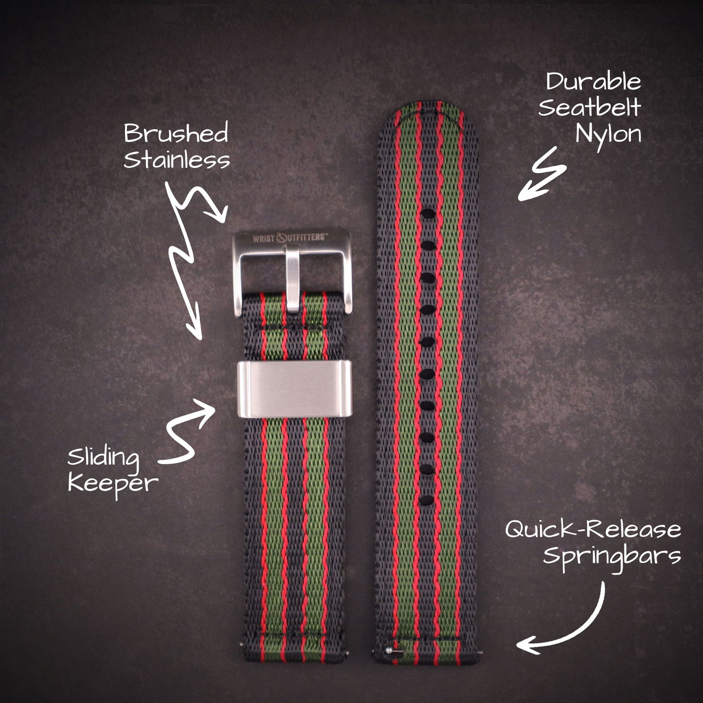 HALO™ Elite Two-Piece Nylon Straps