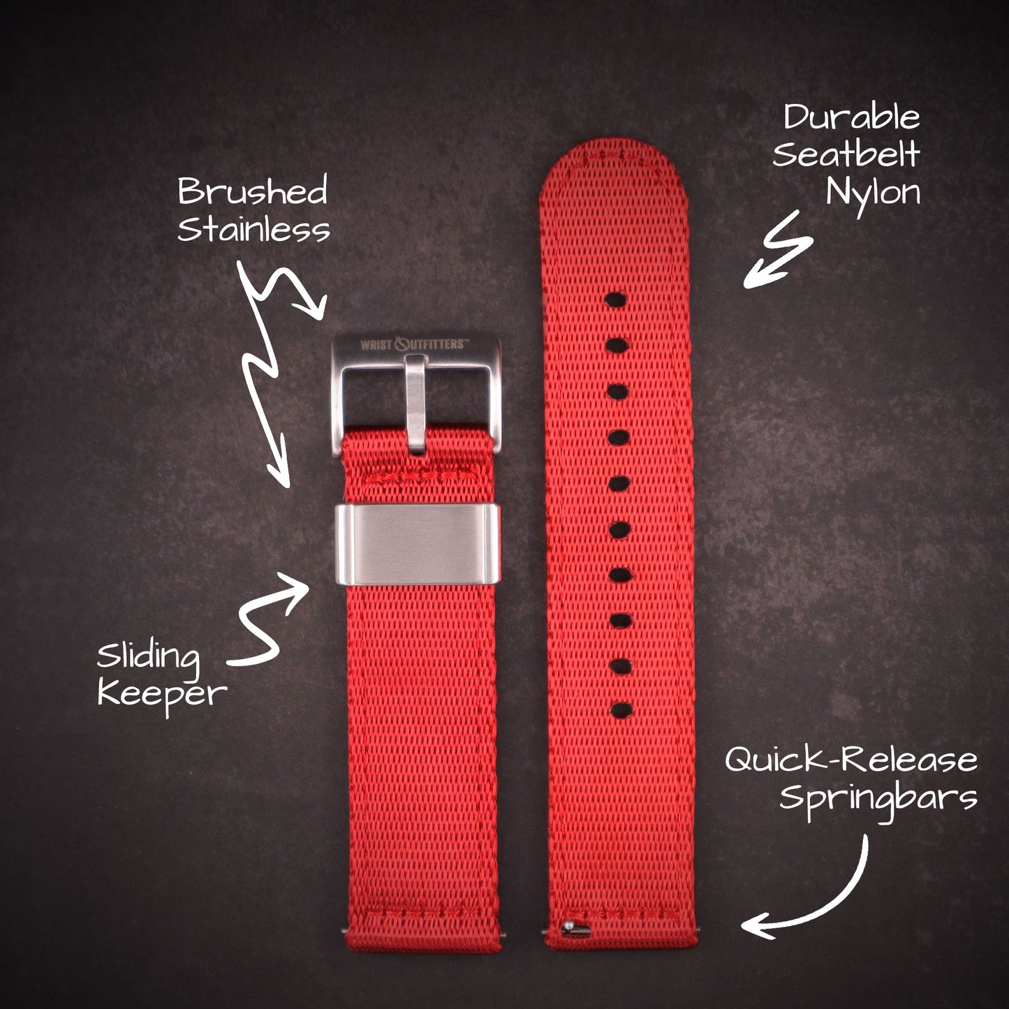 HALO™ Elite Two-Piece Nylon Straps