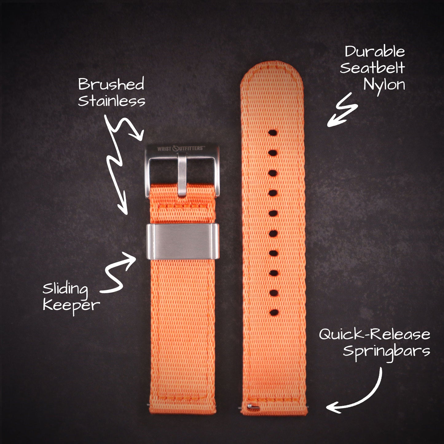 HALO™ Elite Two-Piece Nylon Straps