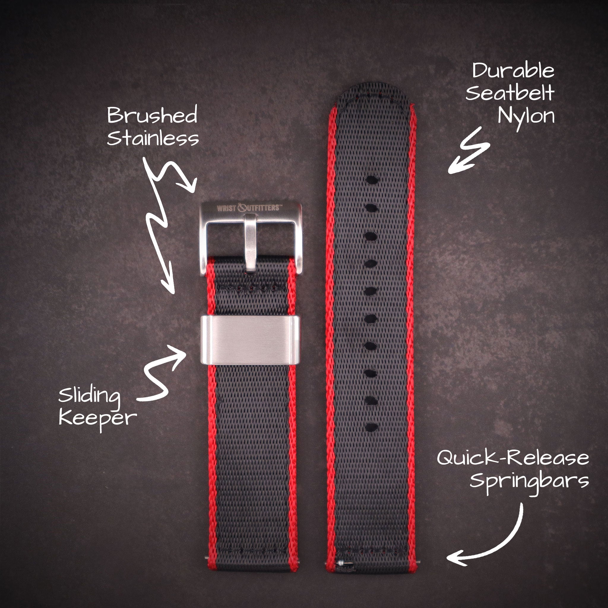 HALO™ Elite Nylon Straps – Two-Piece