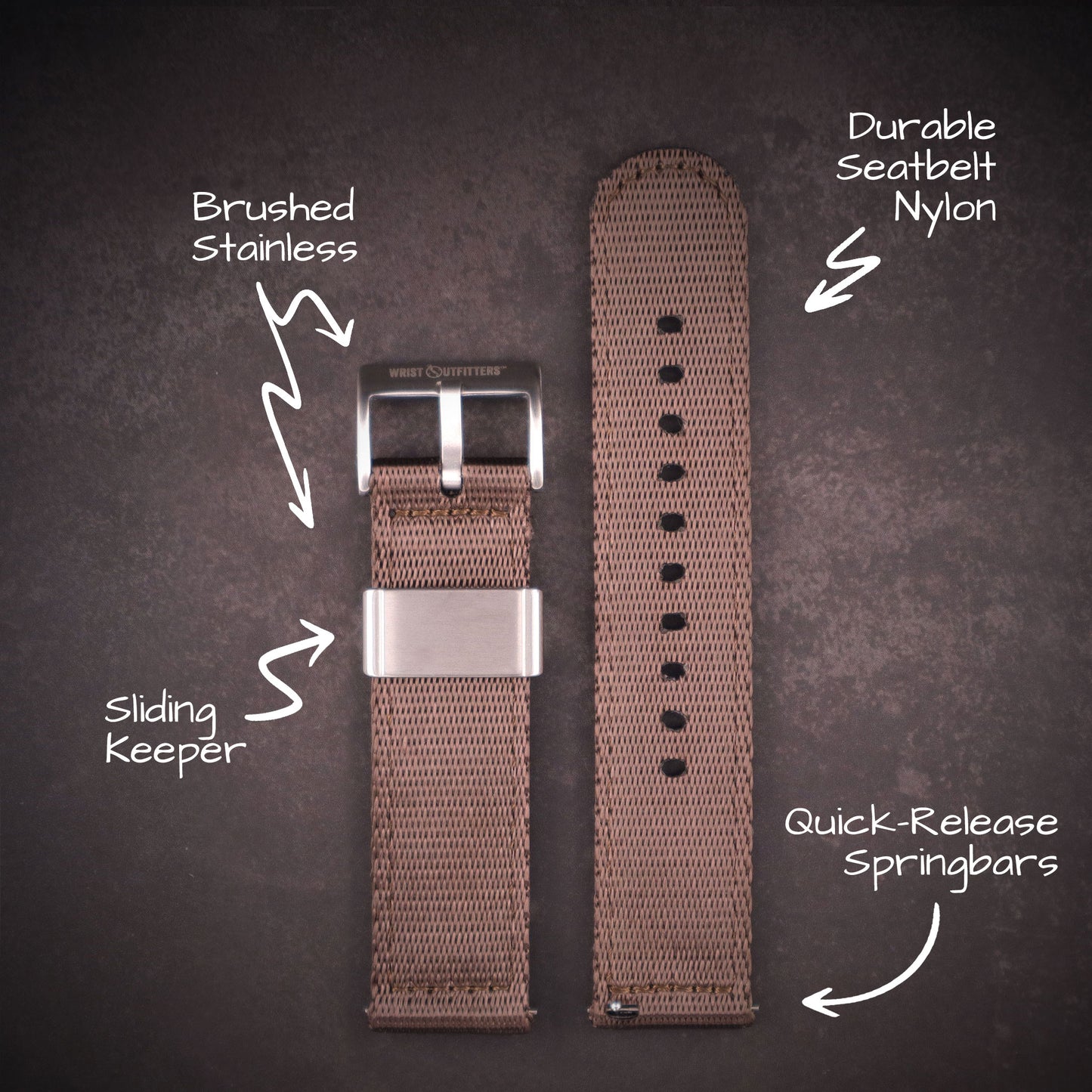 HALO™ Elite Two-Piece Nylon Straps
