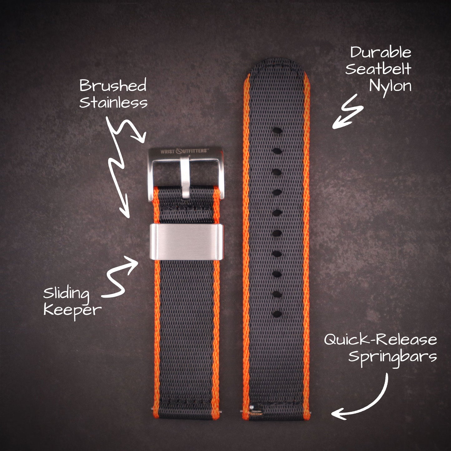 HALO™ Elite Two-Piece Nylon Straps