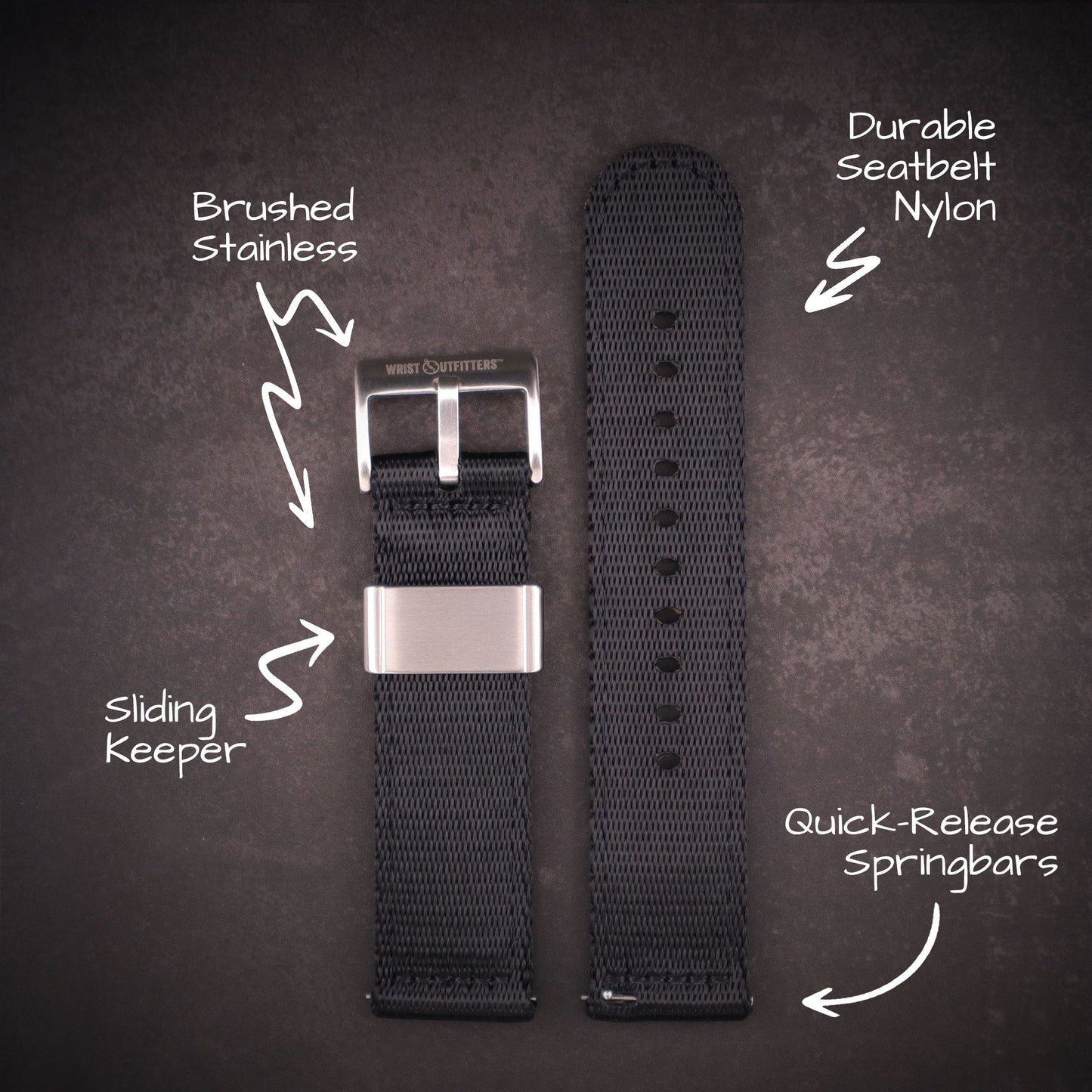 HALO™ Elite Two-Piece Nylon Straps