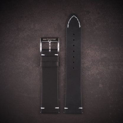 Airfield™ Retro Hand-Stitched Leather Watch Band
