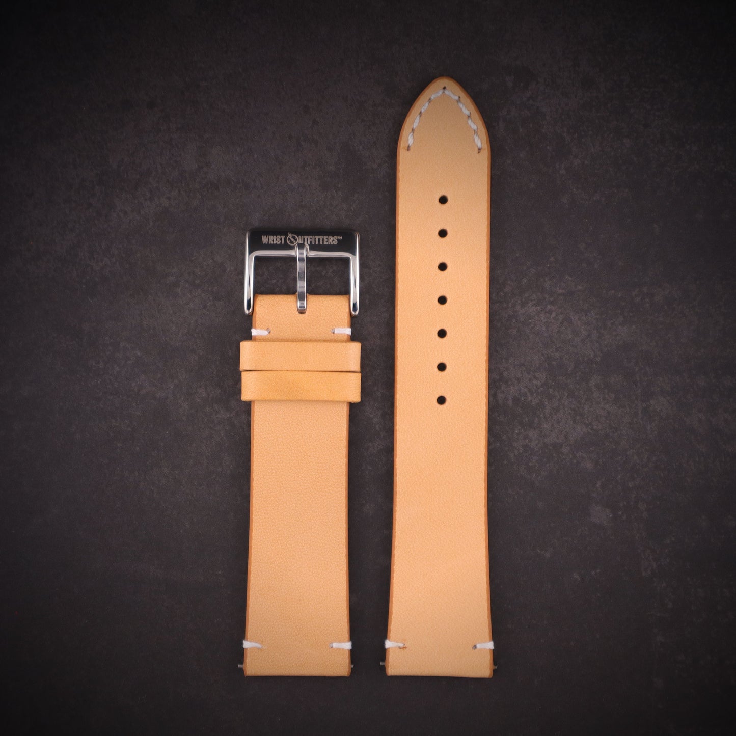 Airfield™ Retro Hand-Stitched Leather Watch Band