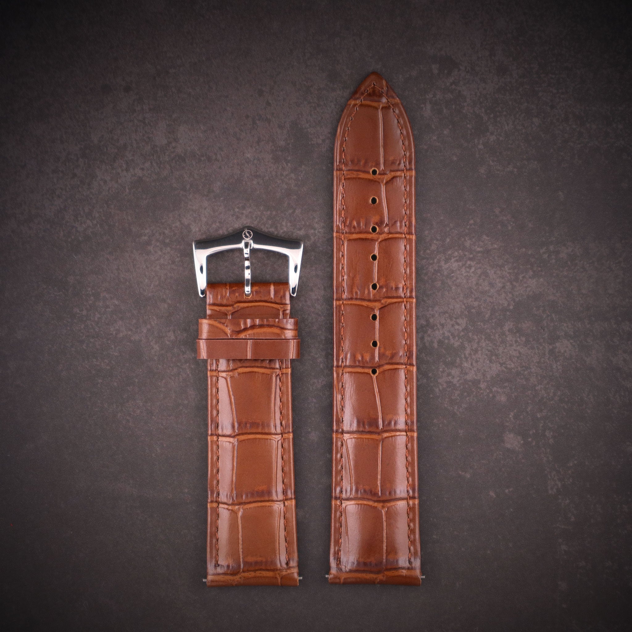 Bamboo™ Calfskin Leather Watch Band