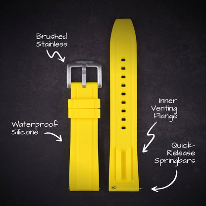 Deep Ridge Diver™ Silicone Waterproof Watch Band