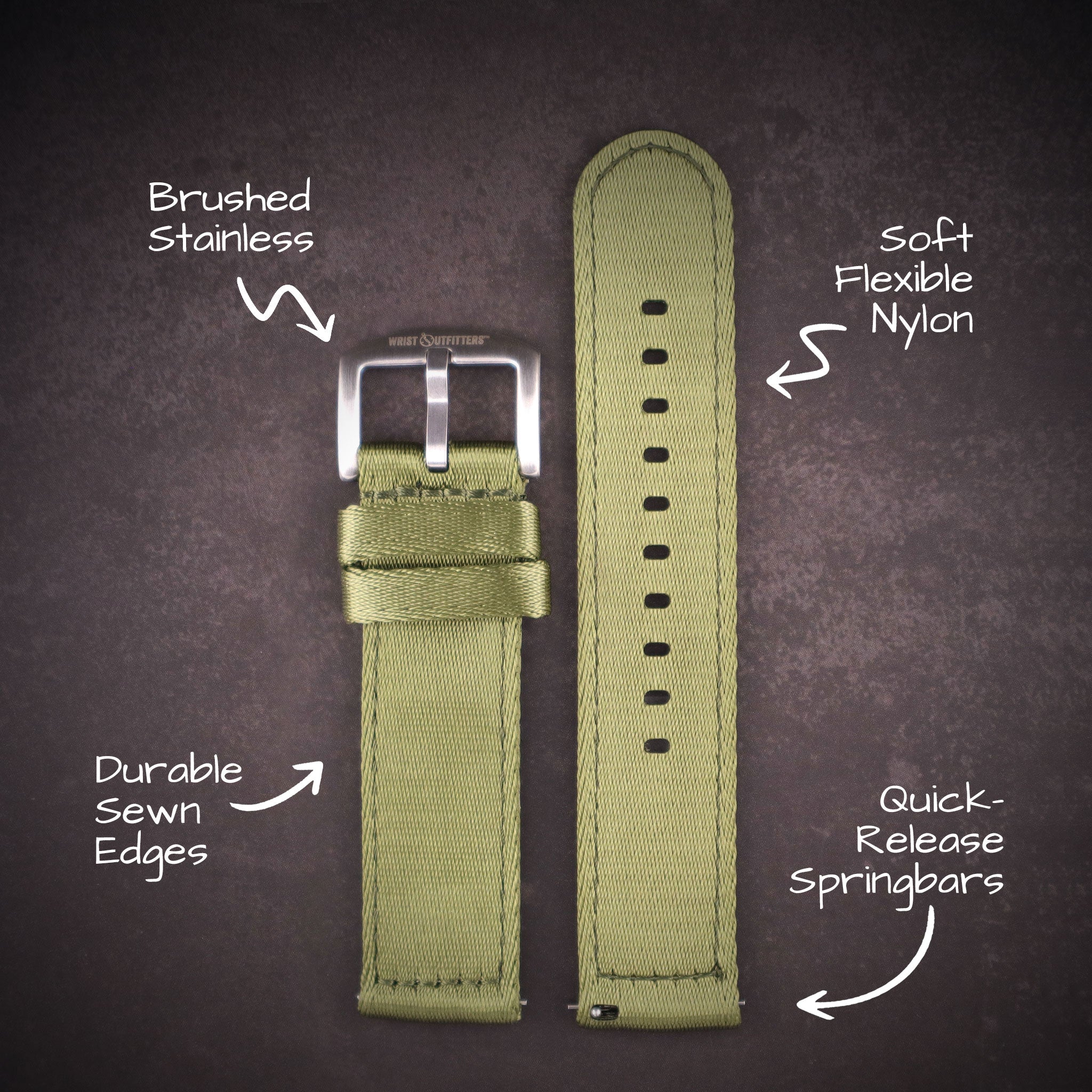 Echelon™ Nylon Straps — Two-Piece