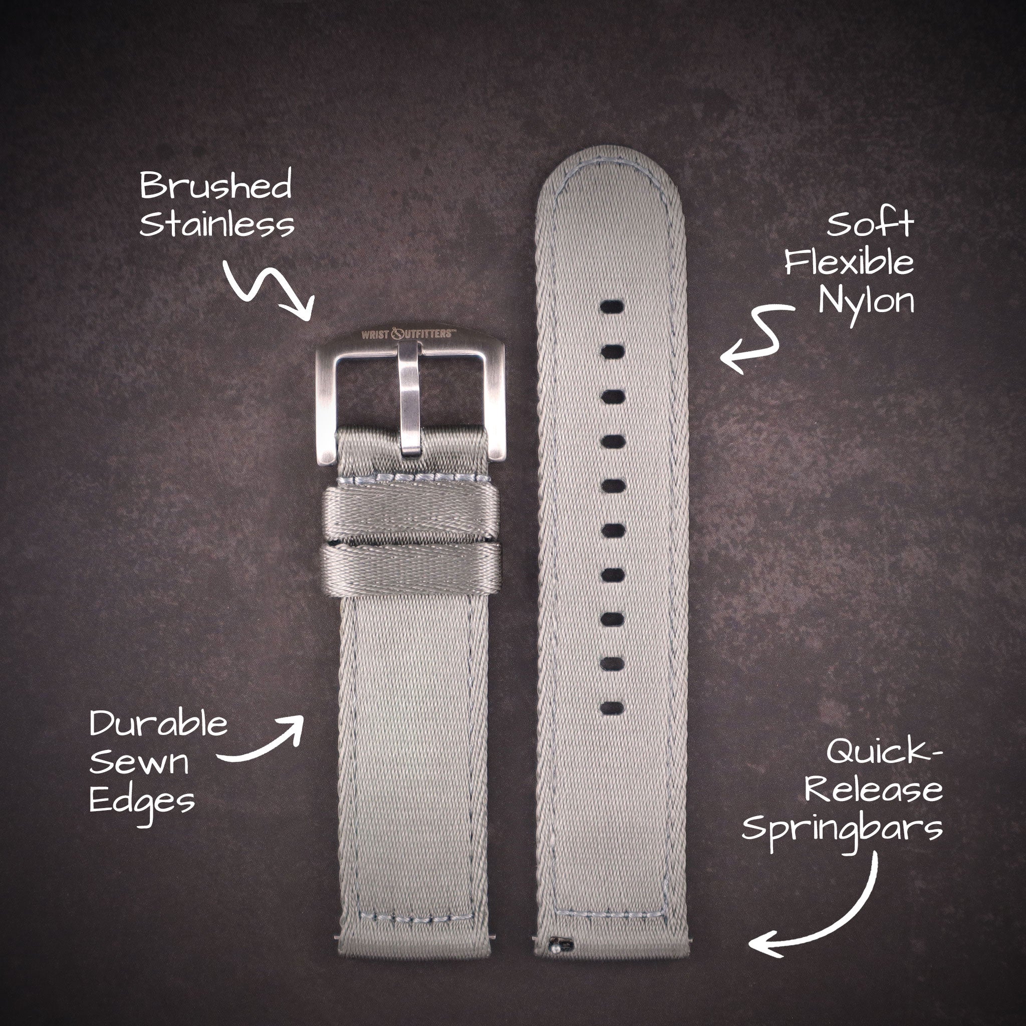 Echelon™ Nylon Straps — Two-Piece