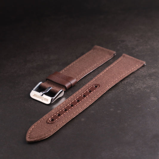 Fieldbourne™ Canvas w/Leather Accents Watch Band